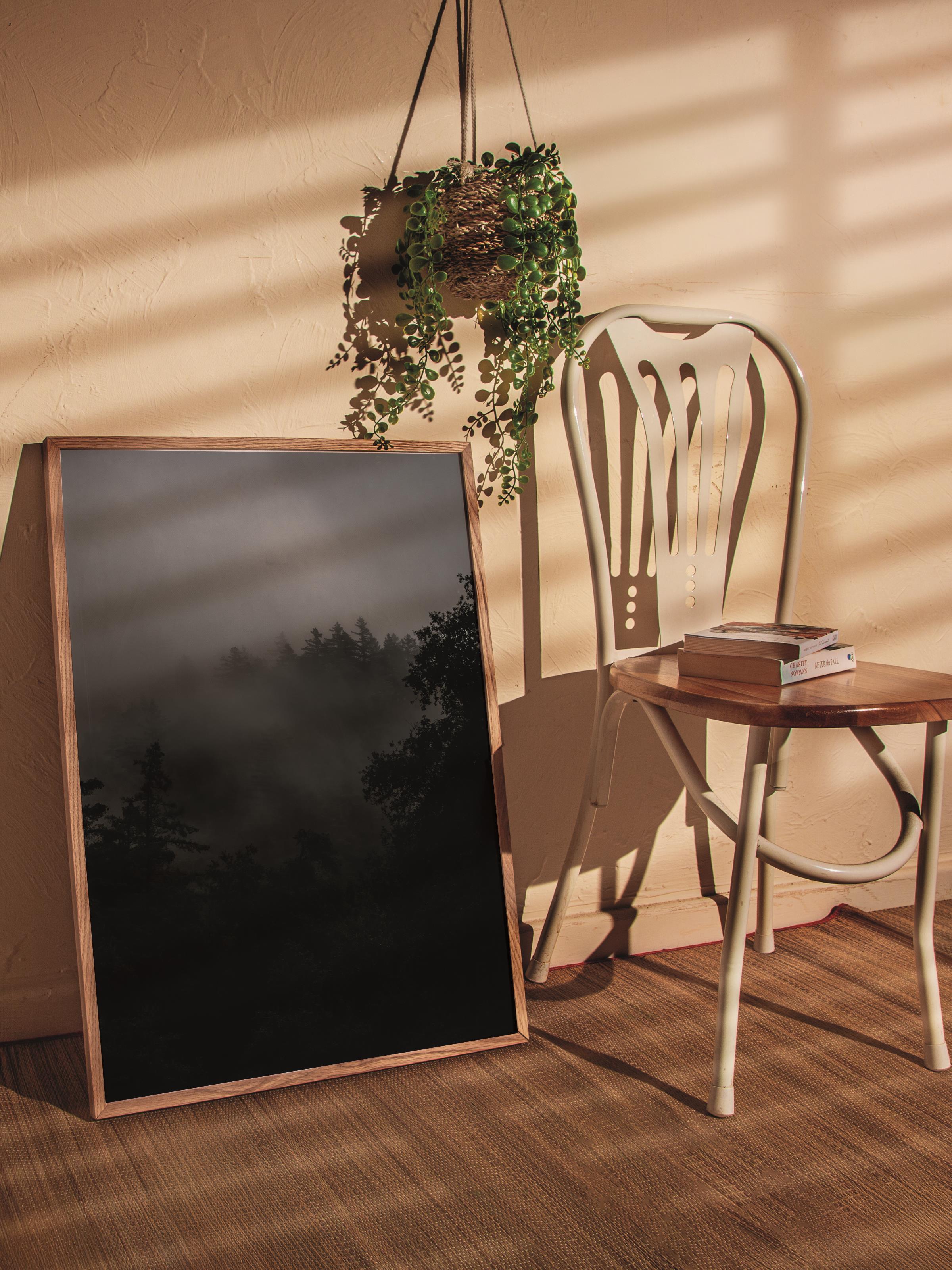 Çerçevesiz Poster Orman No:26, Fotoğraf Baskısı, Salon, Mutfak, Oturma Odası, Hol Duvar Dekoru Poster
