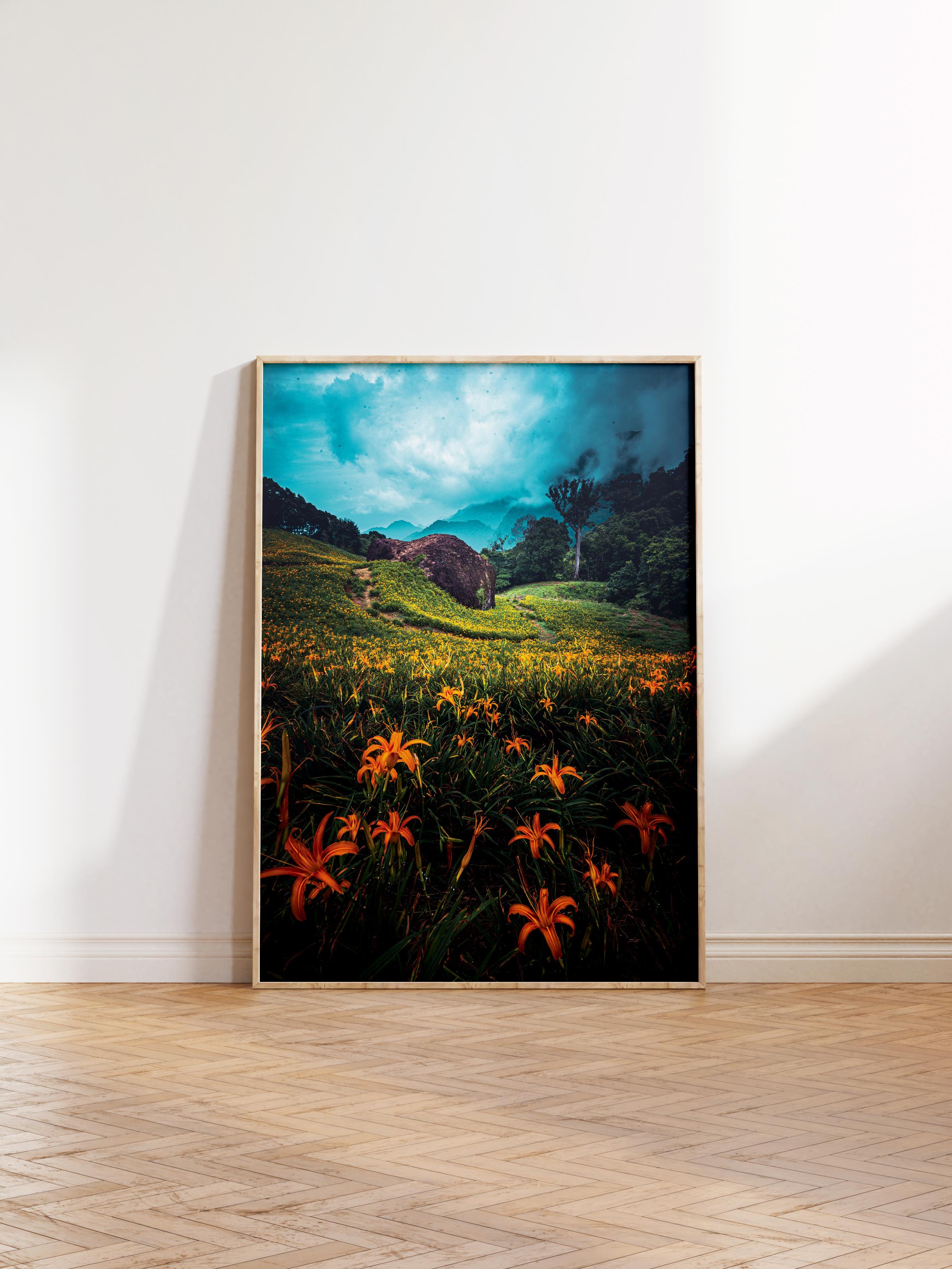 Çerçevesiz Poster Orman No:38, Fotoğraf Baskısı, Salon, Mutfak, Oturma Odası, Hol Duvar Dekoru Poster