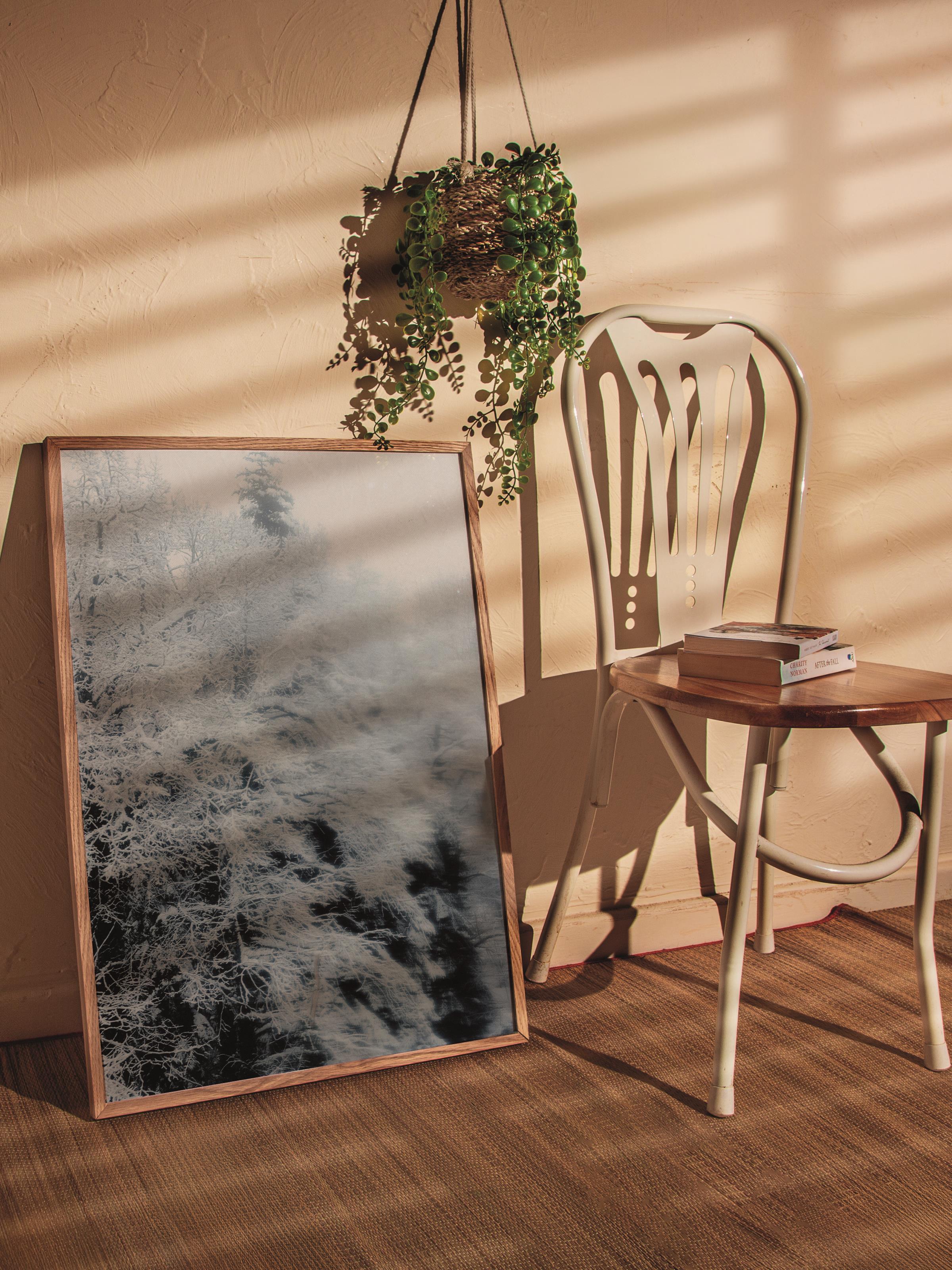 Çerçevesiz Poster Orman No:50, Fotoğraf Baskısı, Salon, Mutfak, Oturma Odası, Hol Duvar Dekoru Poster