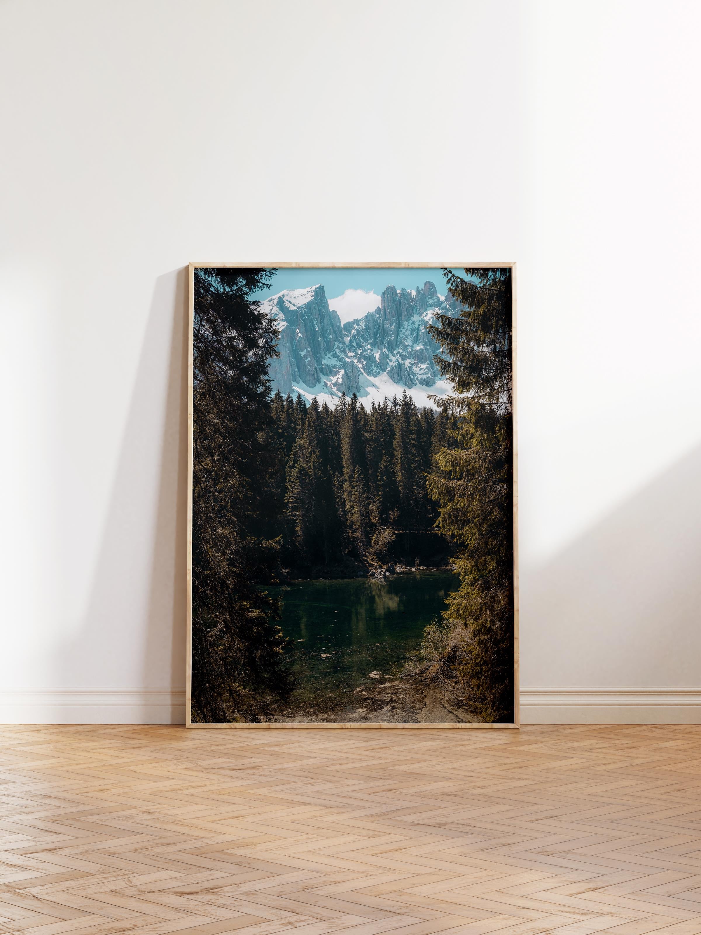 Çerçevesiz Poster Orman No:8, Fotoğraf Baskısı, Salon, Mutfak, Oturma Odası, Hol Duvar Dekoru Poster