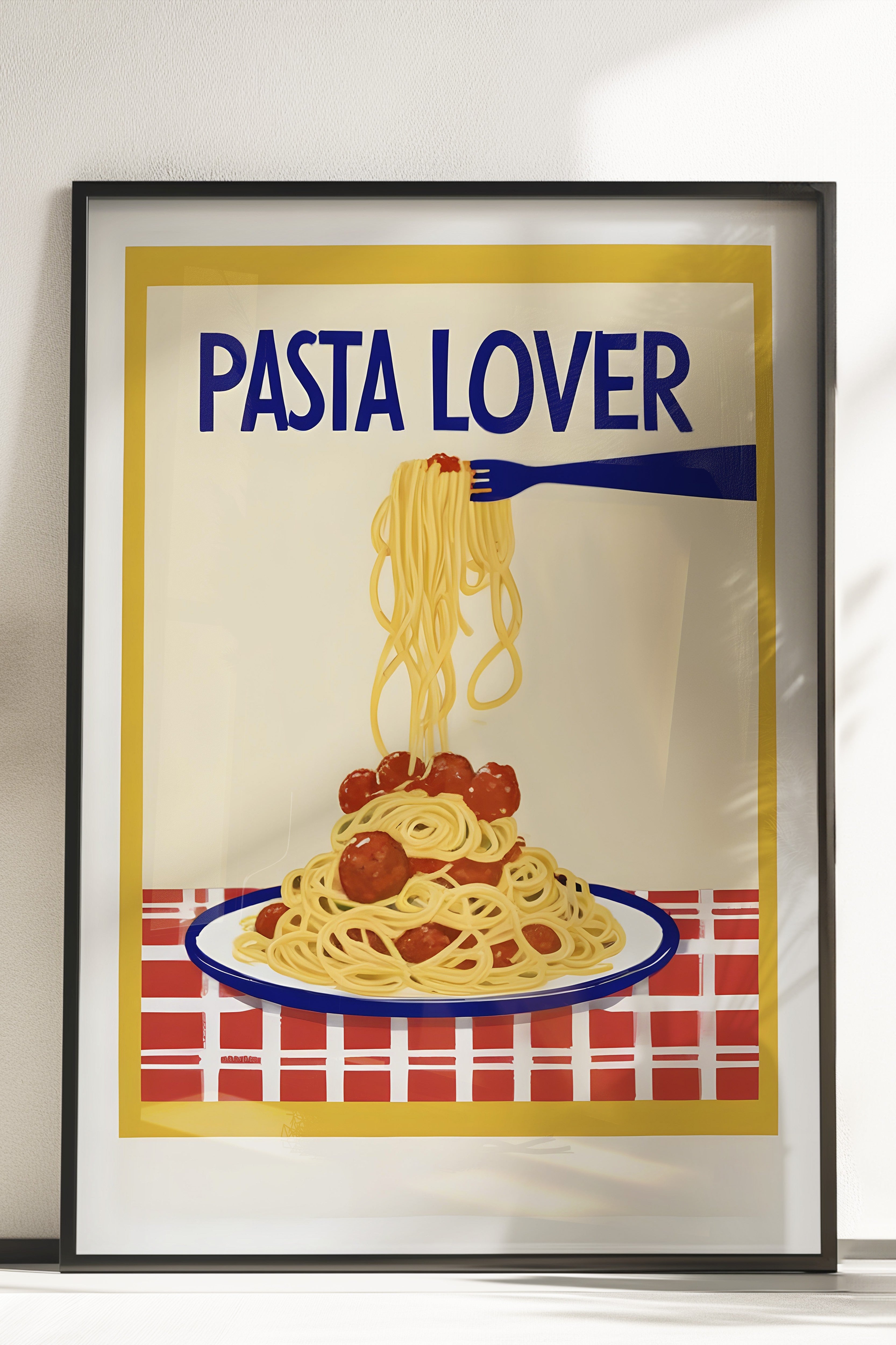 Çerçevesiz Poster, Pasta Lover, Comfort Serisi Mutfak Duvar Posteri, NO:109068