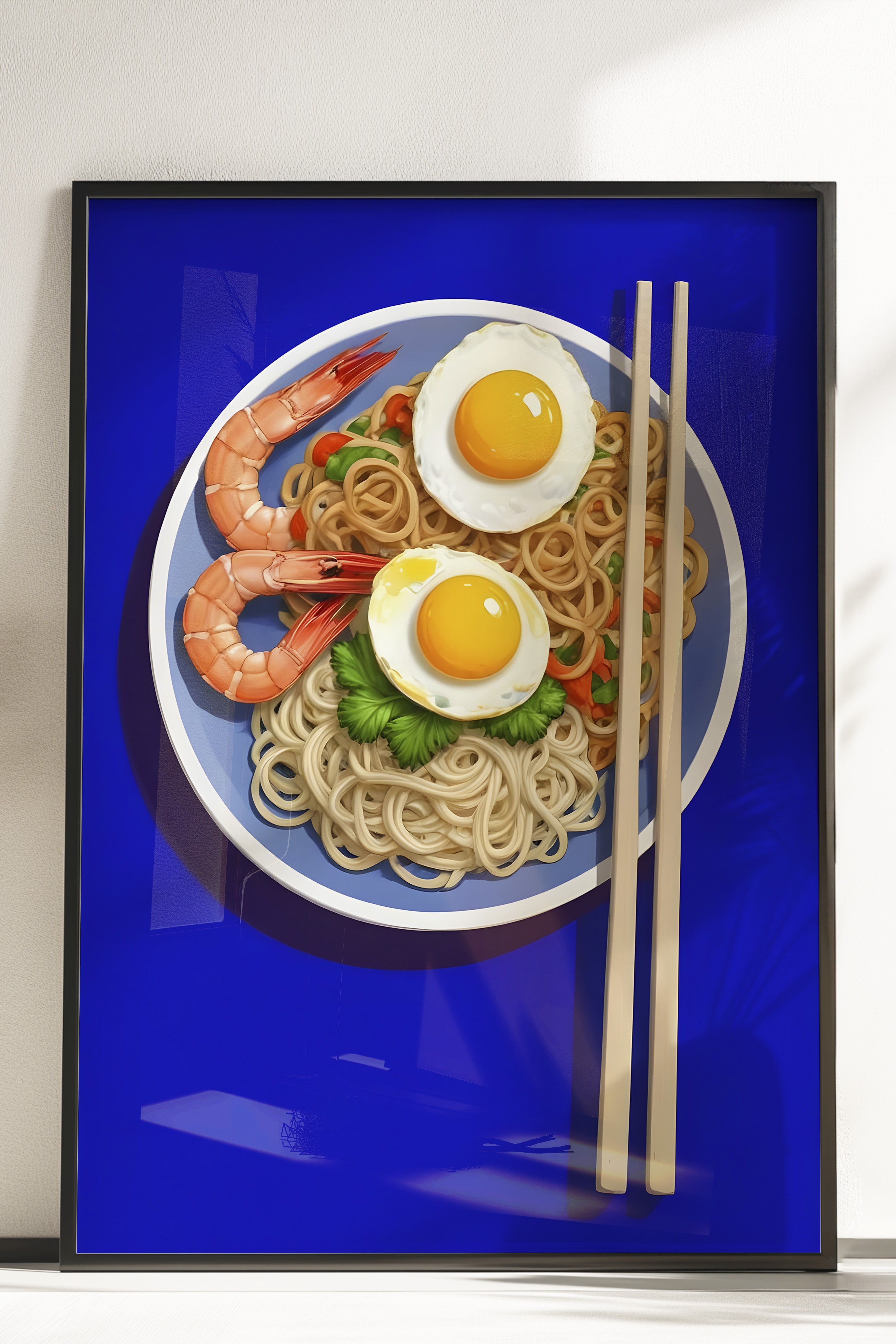 Çerçevesiz Poster, Ramen Bowl, Comfort Serisi Mutfak Duvar Posteri, NO:109102