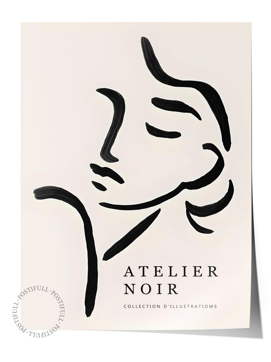 Atelier Noir Çerçevesiz Poster