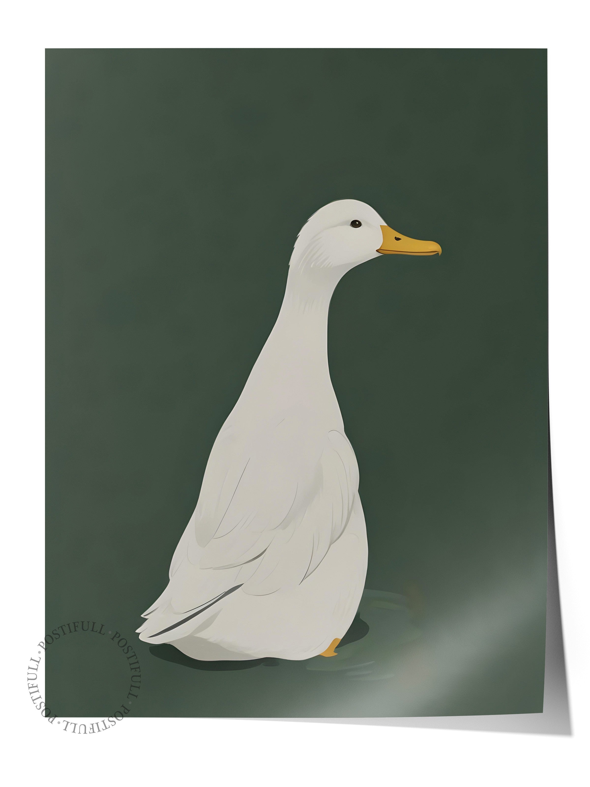 Çerçevesiz Poster, Silly Goose , Comfort Serisi Duvar Posteri, NO:108947