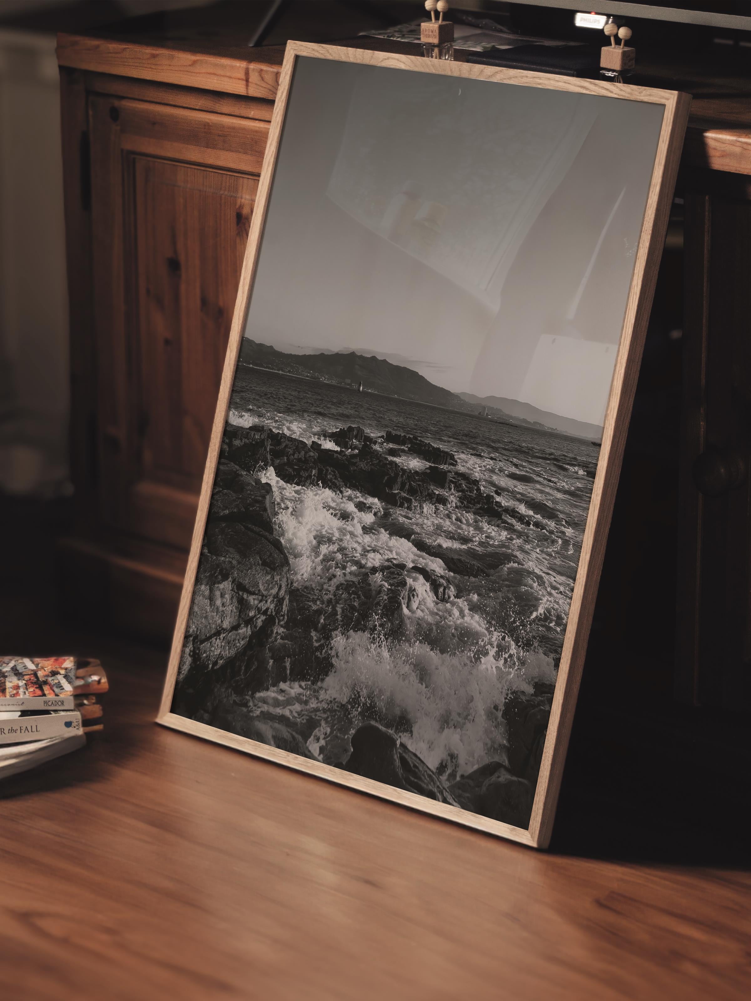 Çerçevesiz Poster, Siyah & Beyaz Fotoğraf No:9, HD Fotoğraf, Salon, Mutfak Duvar Dekoru Poster