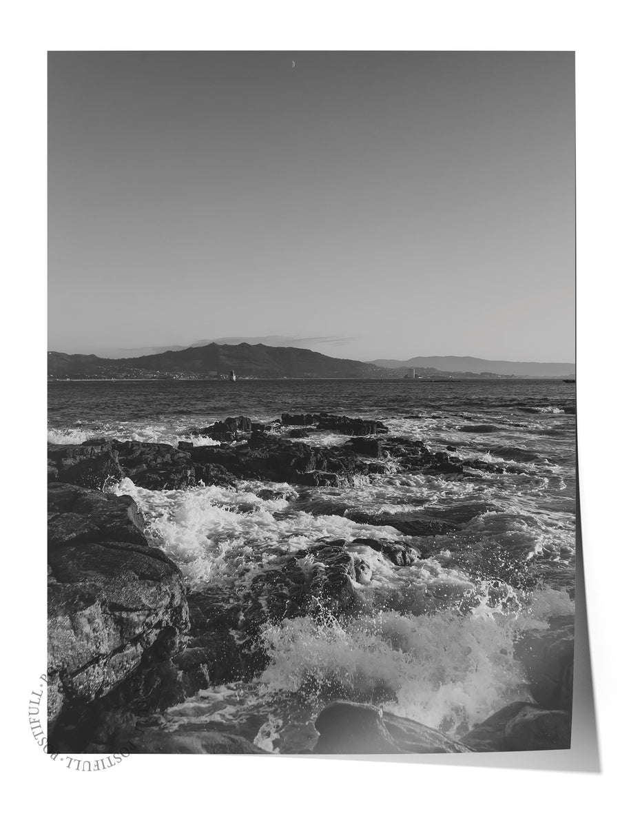 Dalgalar ve Deniz Manzarası Fotoğraf Çerçevesiz Poster