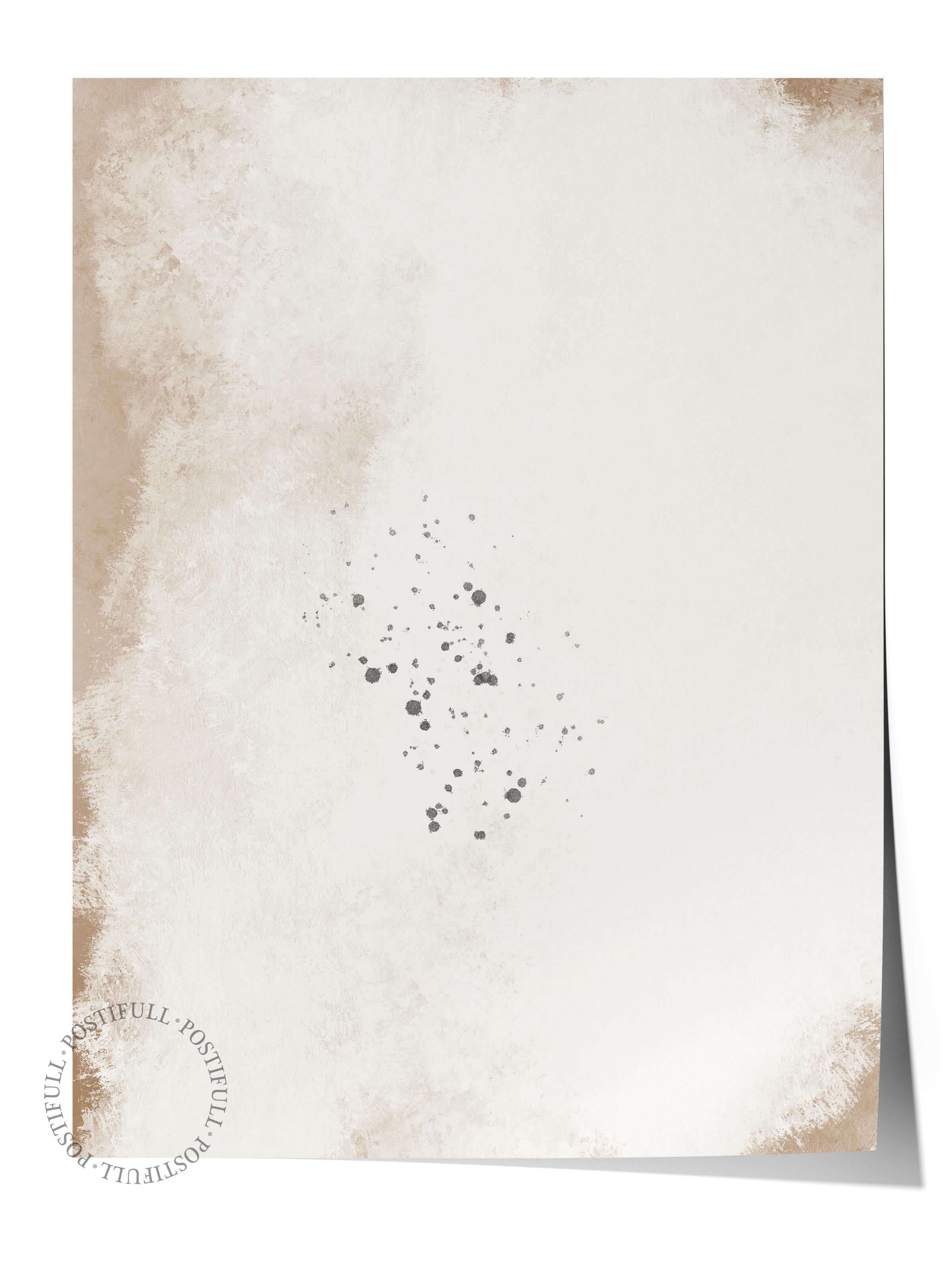 Çerçevesiz Poster Soyut İskandinav Serisi, Soyut Duvar Posteri