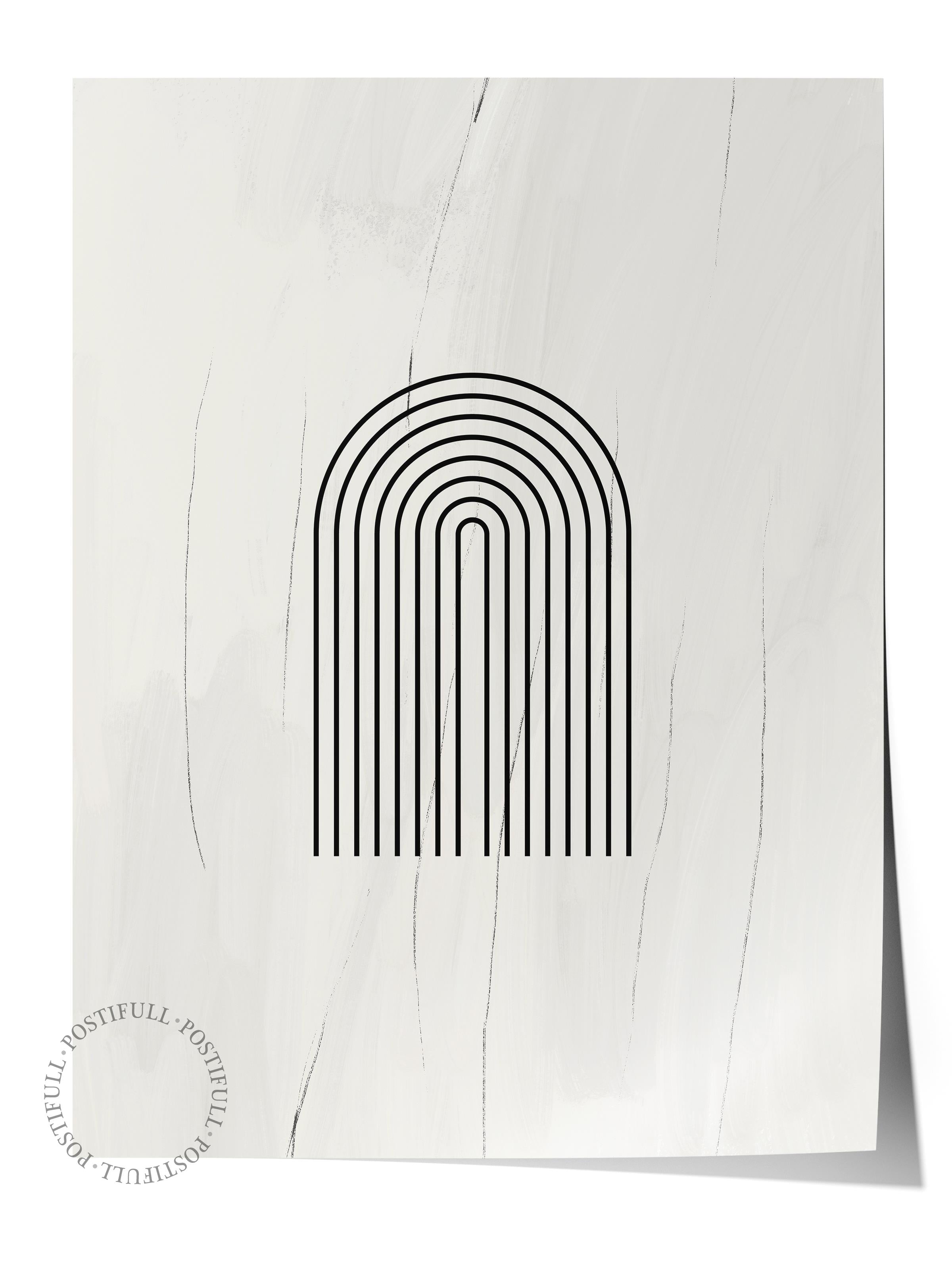 Çerçevesiz Poster Soyut İskandinav Serisi, Soyut Duvar Posteri