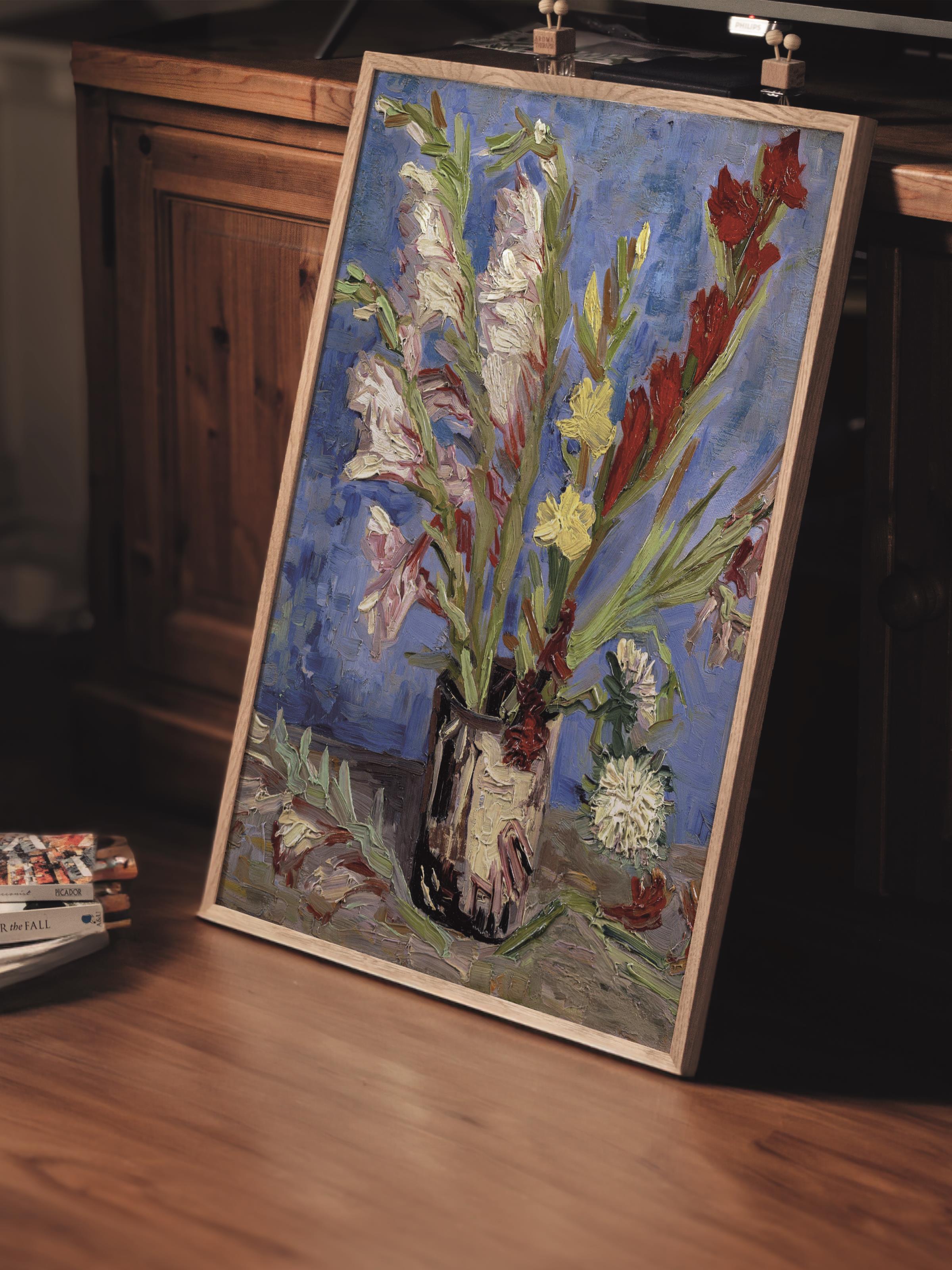 Çerçevesiz Poster Tablo, Duvar Posteri, Kağıt Poster, Soyut Çiçek Rüyası , Maximalist No:201