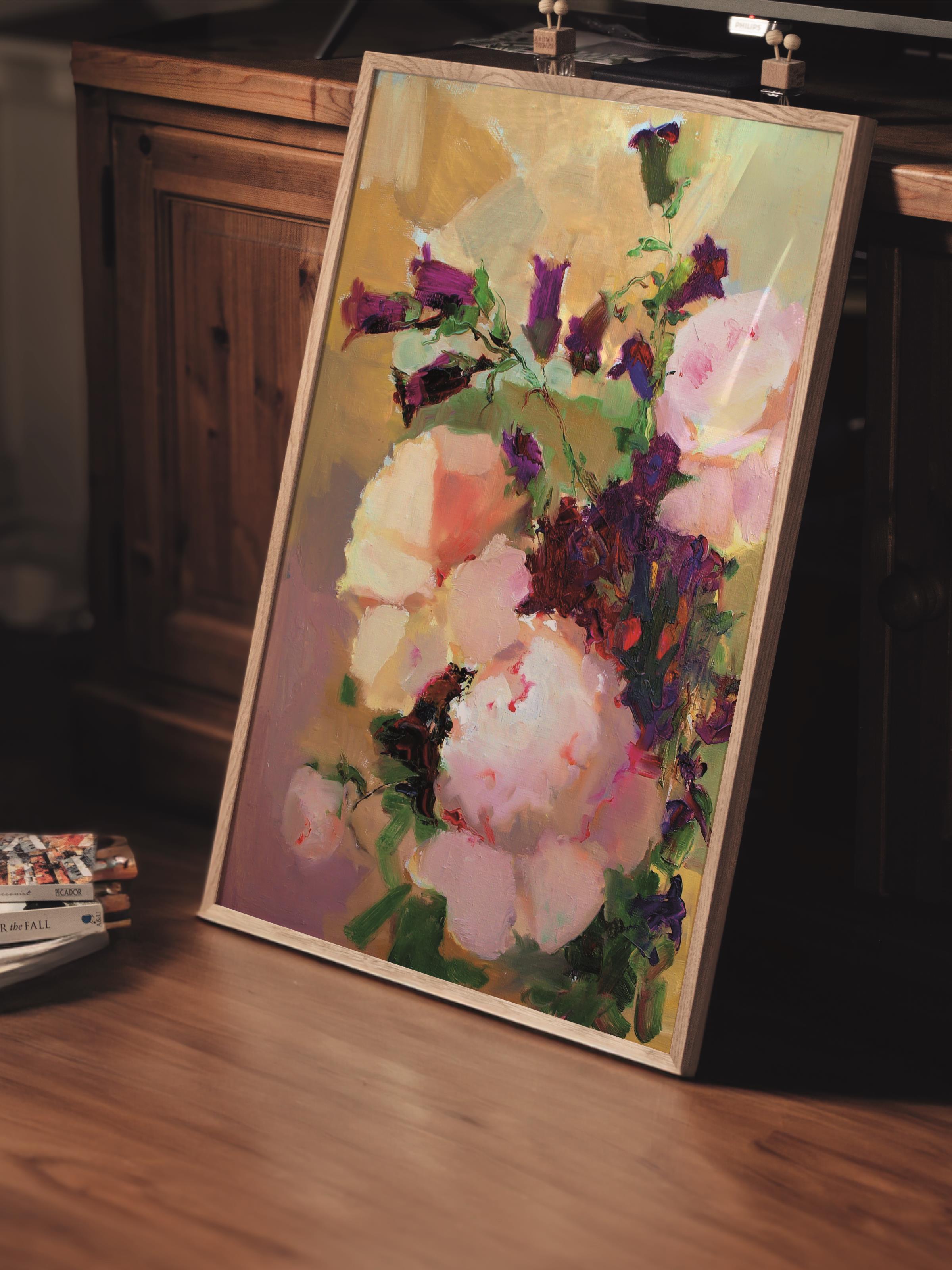 Çerçevesiz Poster Tablo, Duvar Posteri, Sanatsal HD Baskı, Impresyonist Bahçe , Maximalist No:231