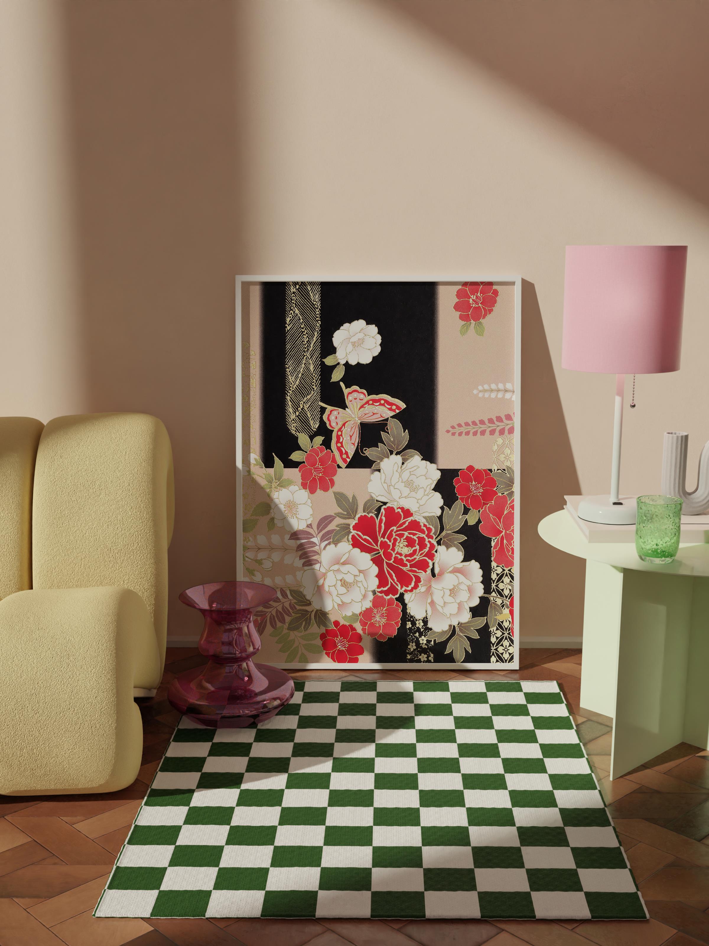 Çerçevesiz Poster Tablo, Duvar Posteri, Kağıt Poster, Şık Desenler , Maximalist No:248