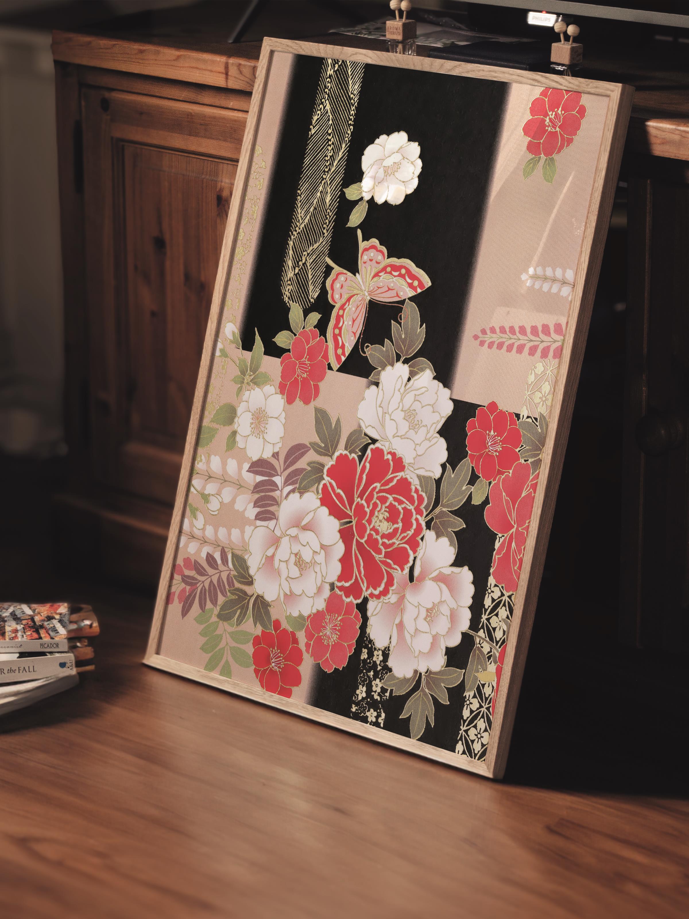 Çerçevesiz Poster Tablo, Duvar Posteri, Kağıt Poster, Şık Desenler , Maximalist No:248