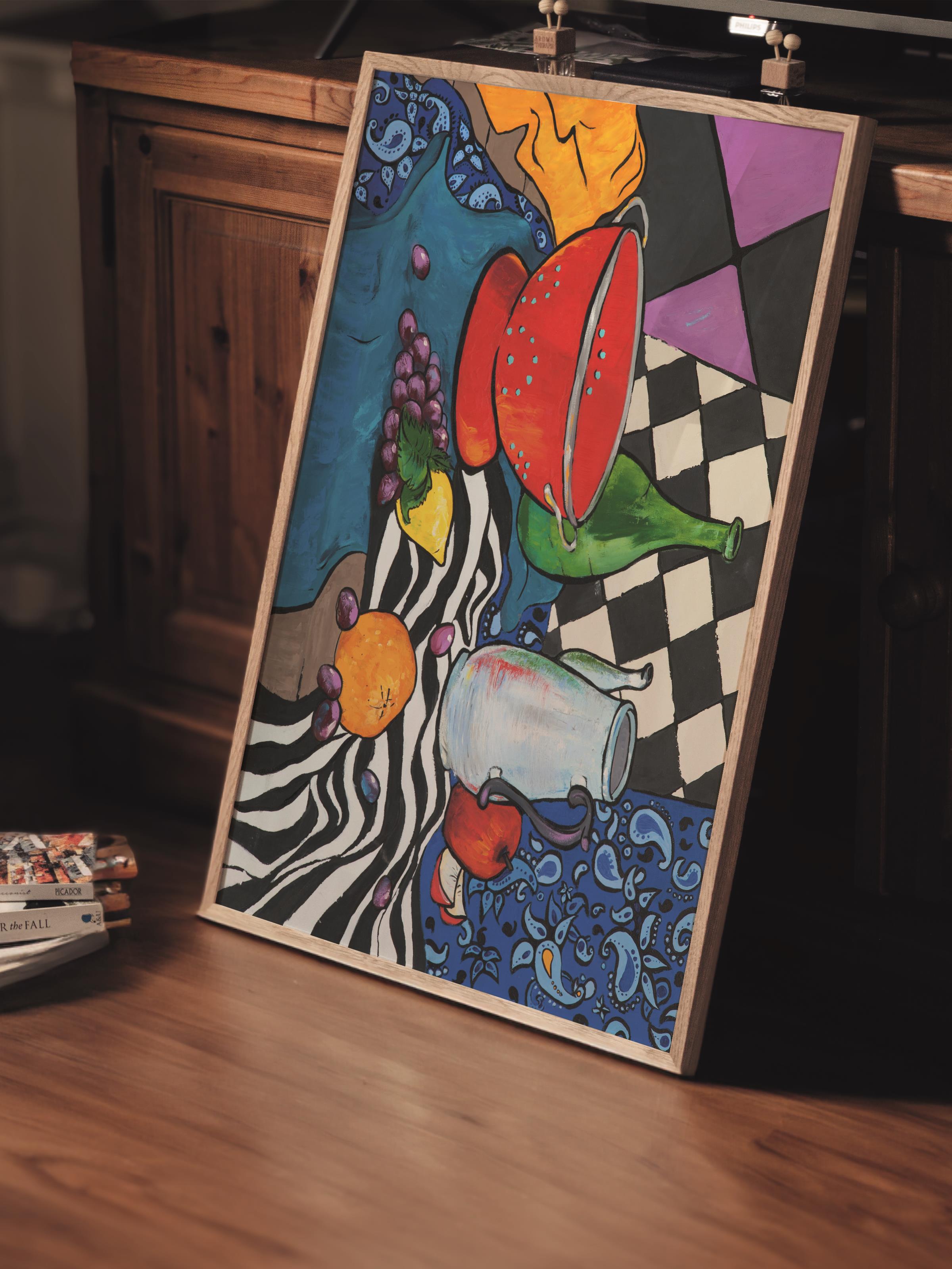 Çerçevesiz Poster Tablo, Duvar Posteri, Kağıt Poster, Pop Art Lezzetler , Maximalist No:209