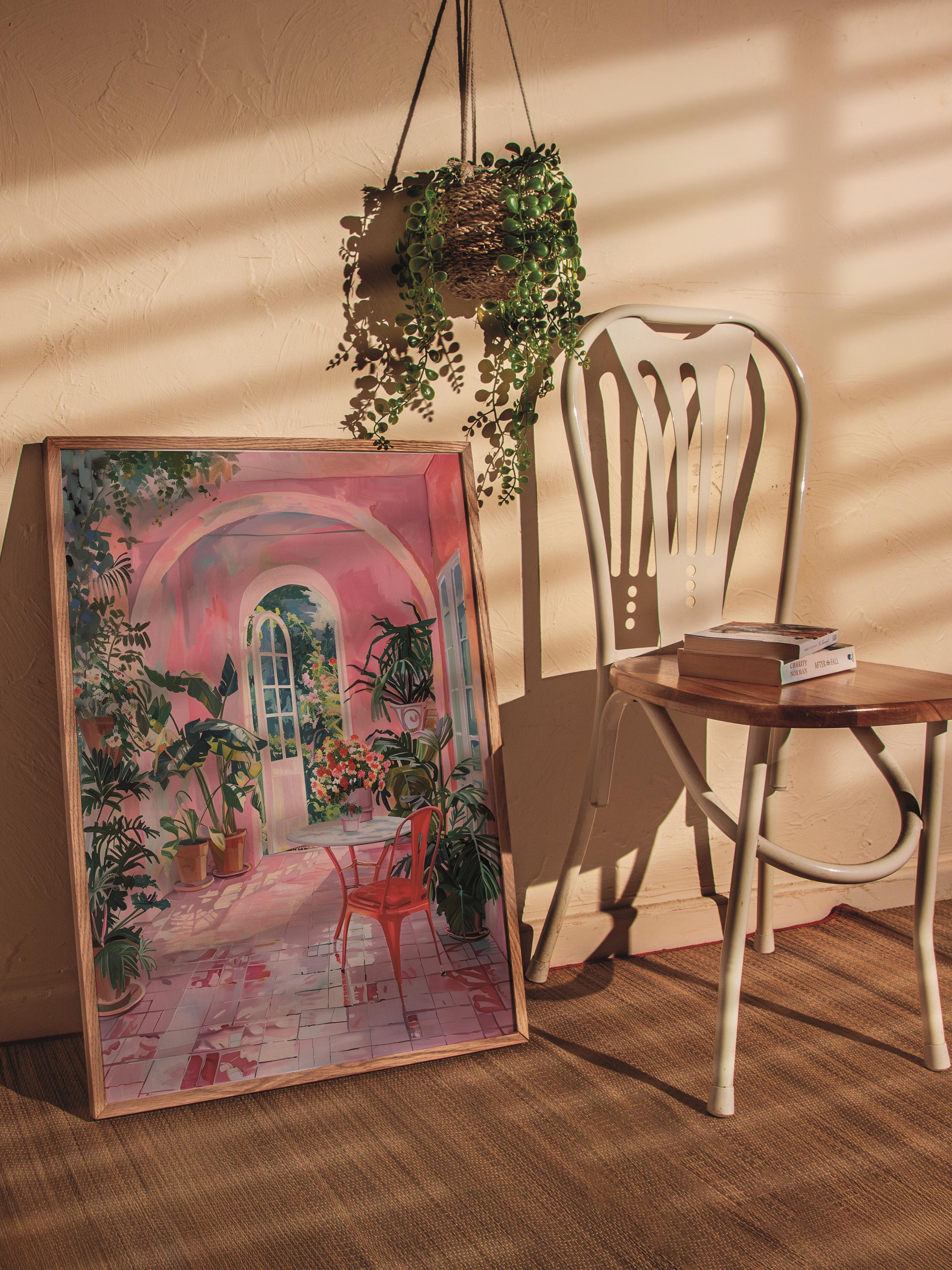 Çerçevesiz Poster Tablo, Duvar Posteri, Kağıt Poster, Saklı Bahçe , Maximalist No:75