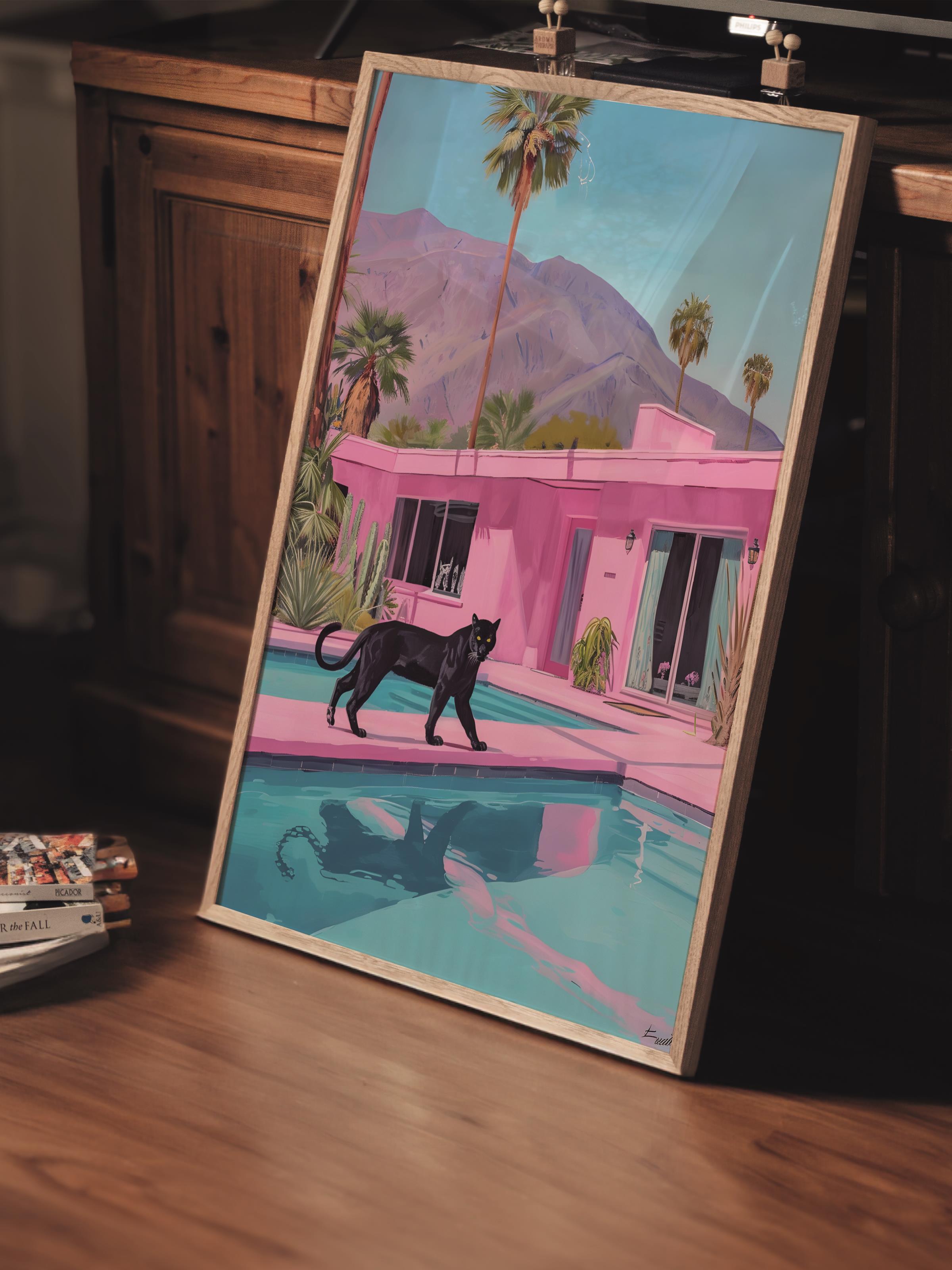 Çerçevesiz Poster Tablo, Duvar Posteri, Kağıt Poster, Gizli Bahçe , Maximalist No:143