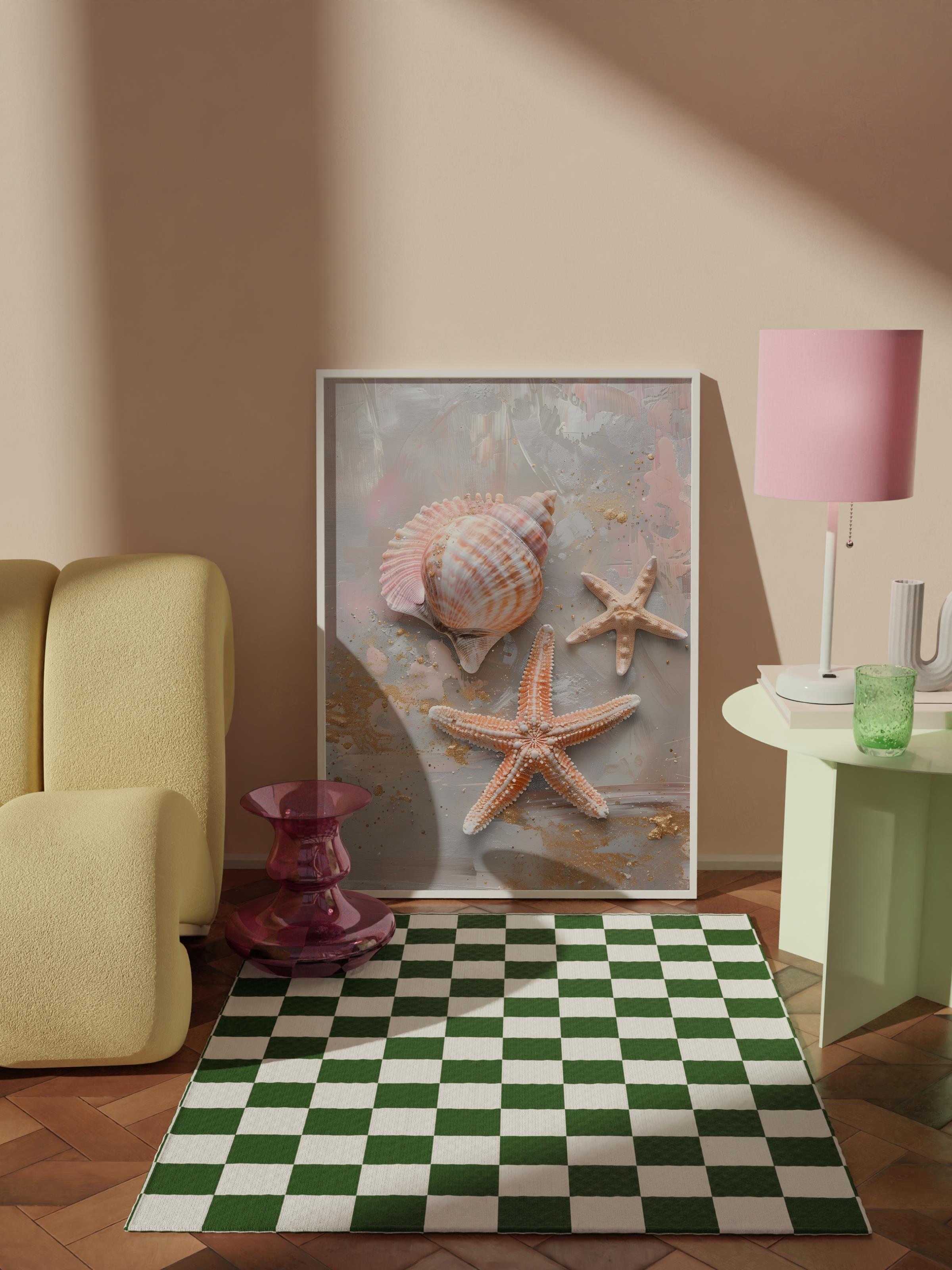 Çerçevesiz Poster Tablo, Duvar Posteri, Kağıt Poster, Deniz Kabuğu Hikâyeleri , Maximalist No:115