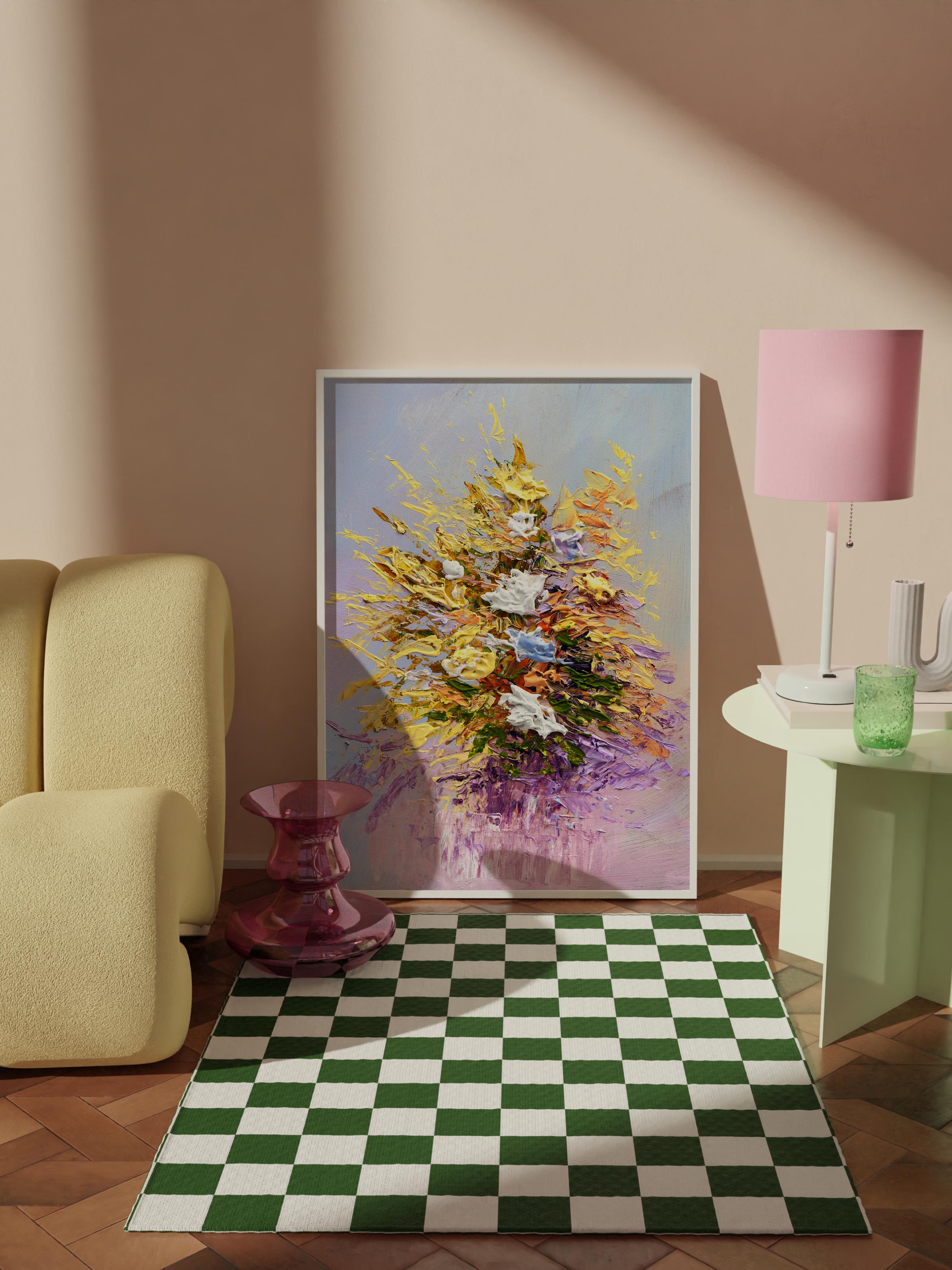 Çerçevesiz Poster Tablo, Duvar Posteri, Kağıt Poster, Yabanın Çiçekleri , Maximalist No:197