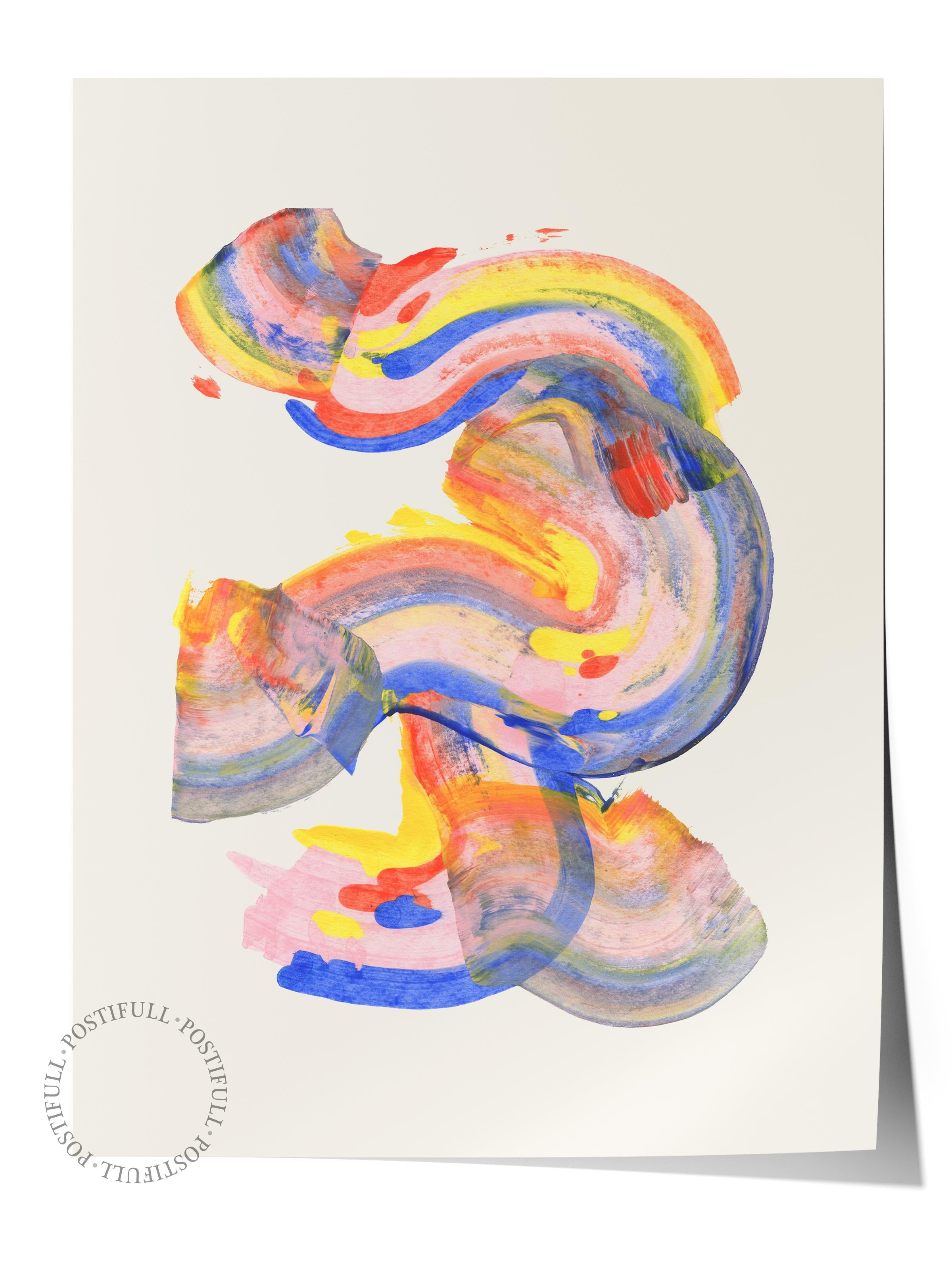 Çerçevesiz Poster Tablo, Duvar Posteri, Kağıt Poster, Kozmik Spiral , Maximalist No:181