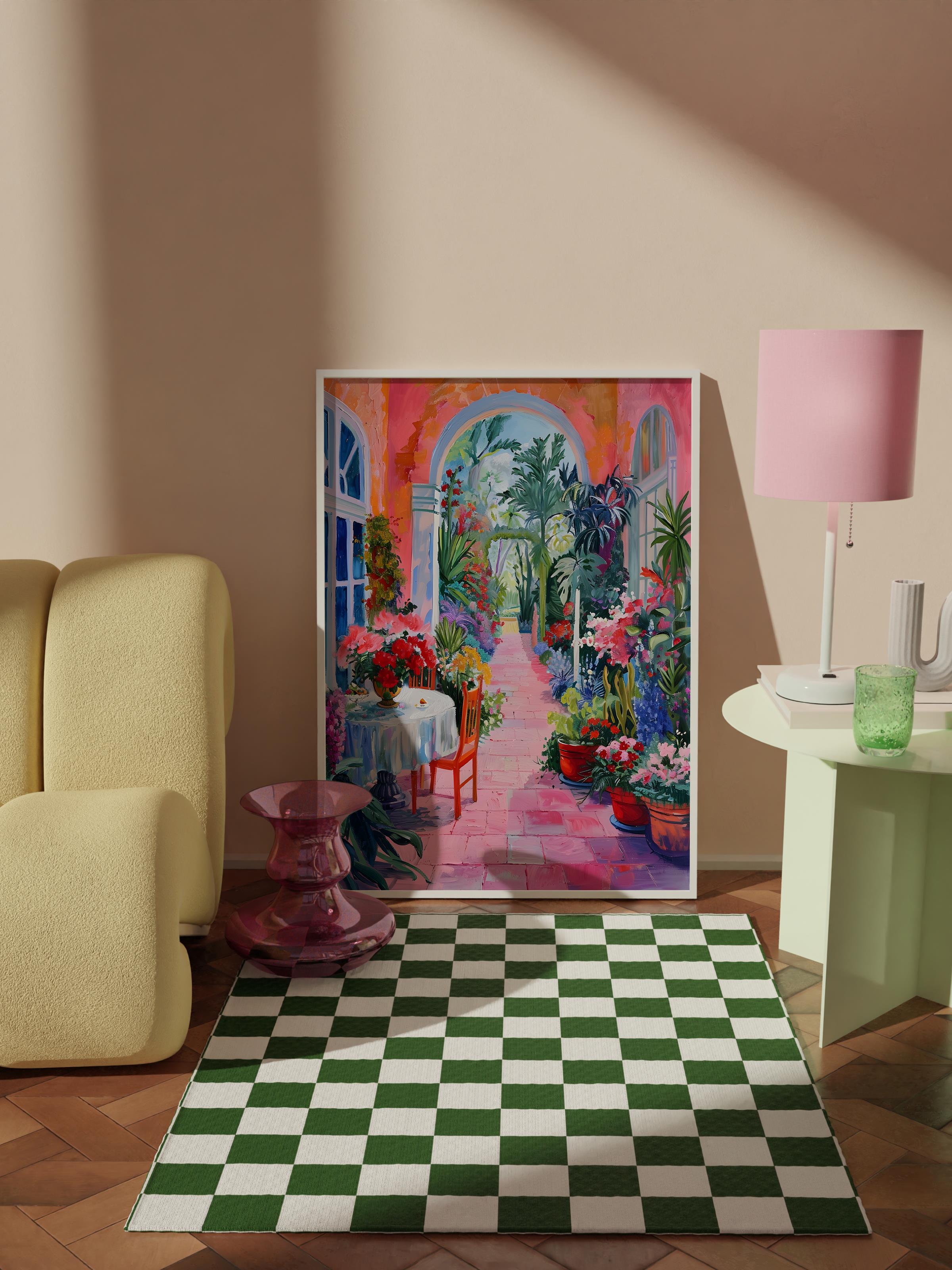 Çerçevesiz Poster Tablo, Duvar Posteri, Kağıt Poster, Sırdaş Veranda , Maximalist No:81