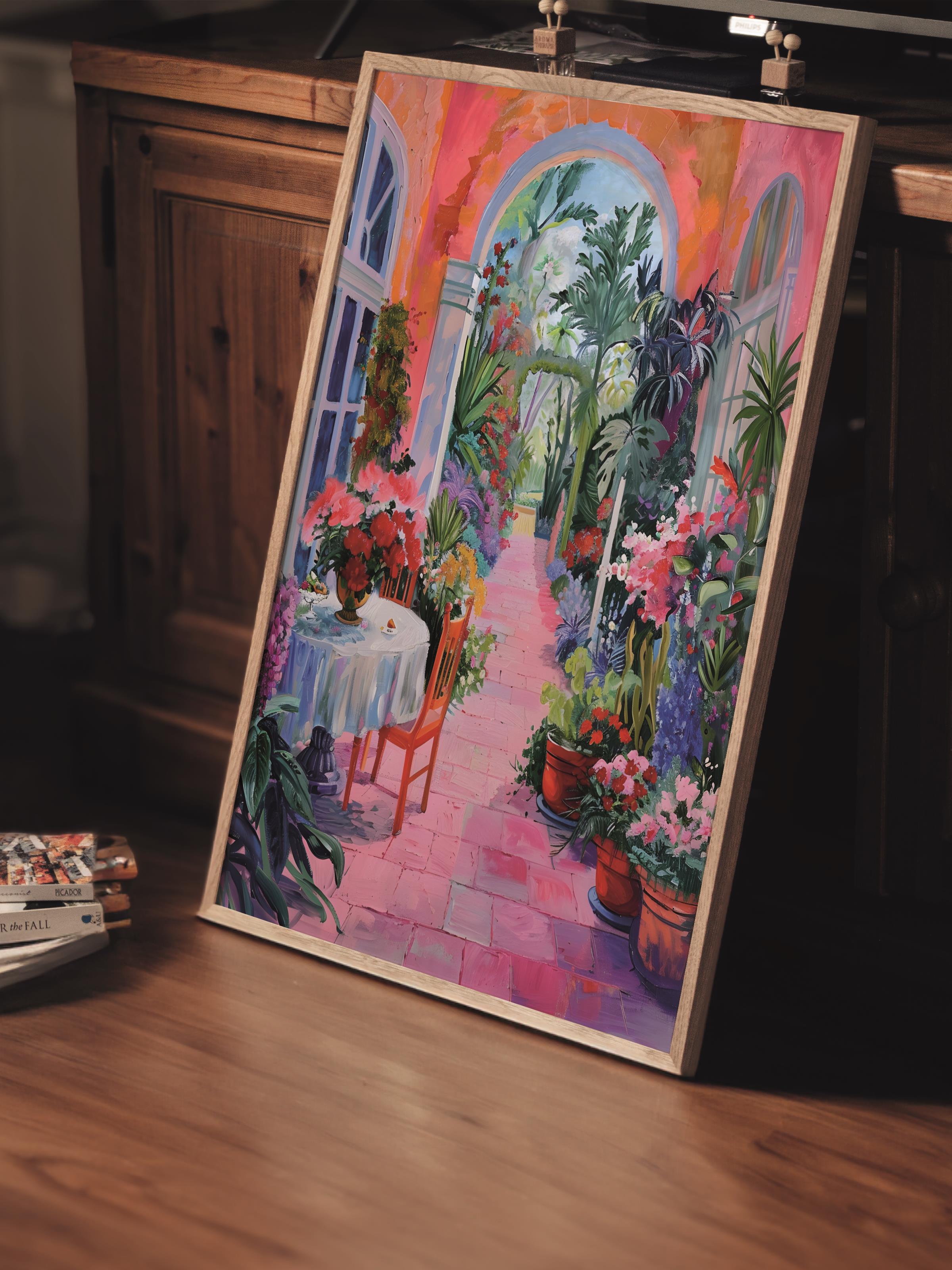 Çerçevesiz Poster Tablo, Duvar Posteri, Kağıt Poster, Sırdaş Veranda , Maximalist No:81