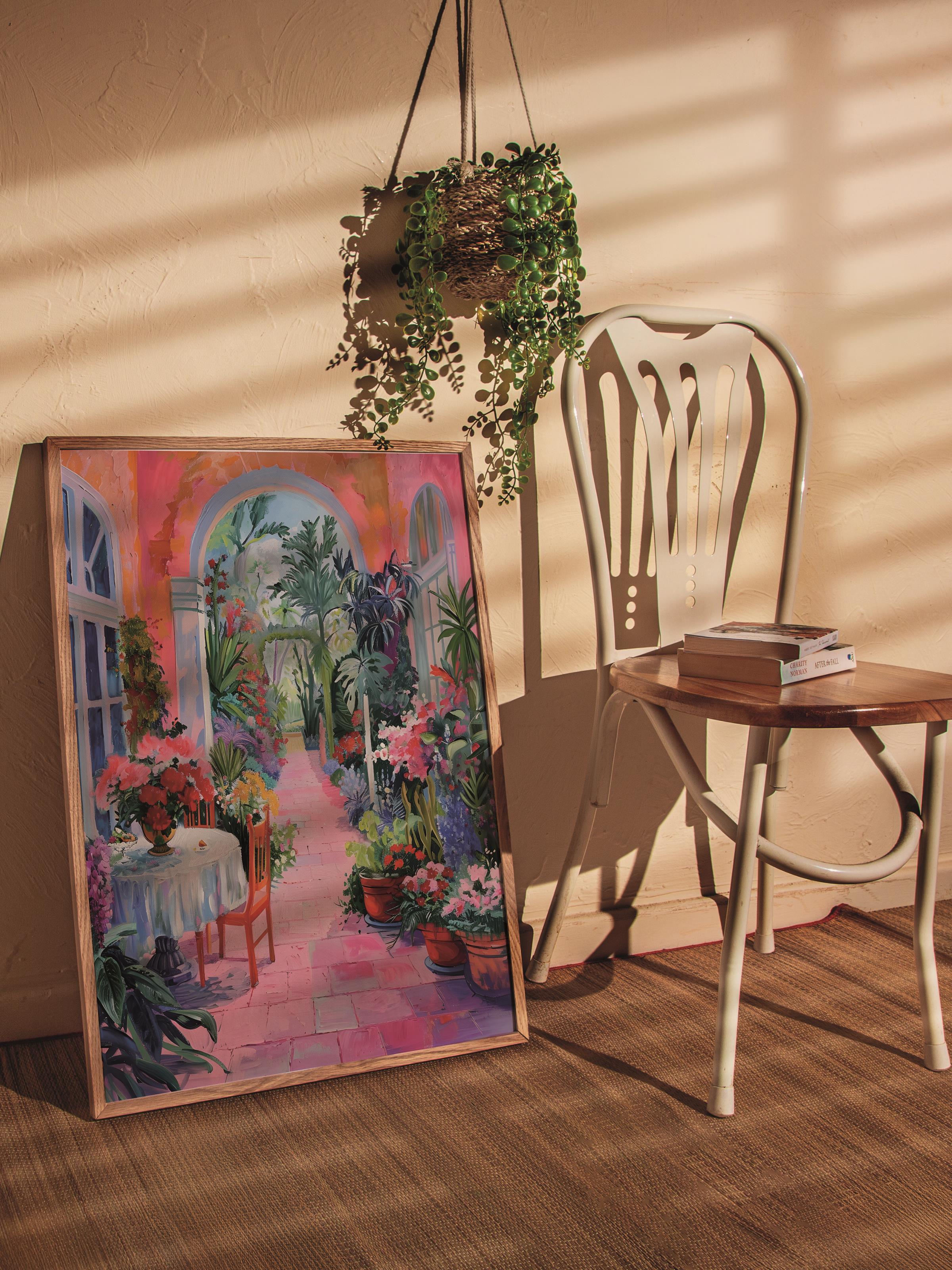 Çerçevesiz Poster Tablo, Duvar Posteri, Kağıt Poster, Sırdaş Veranda , Maximalist No:81
