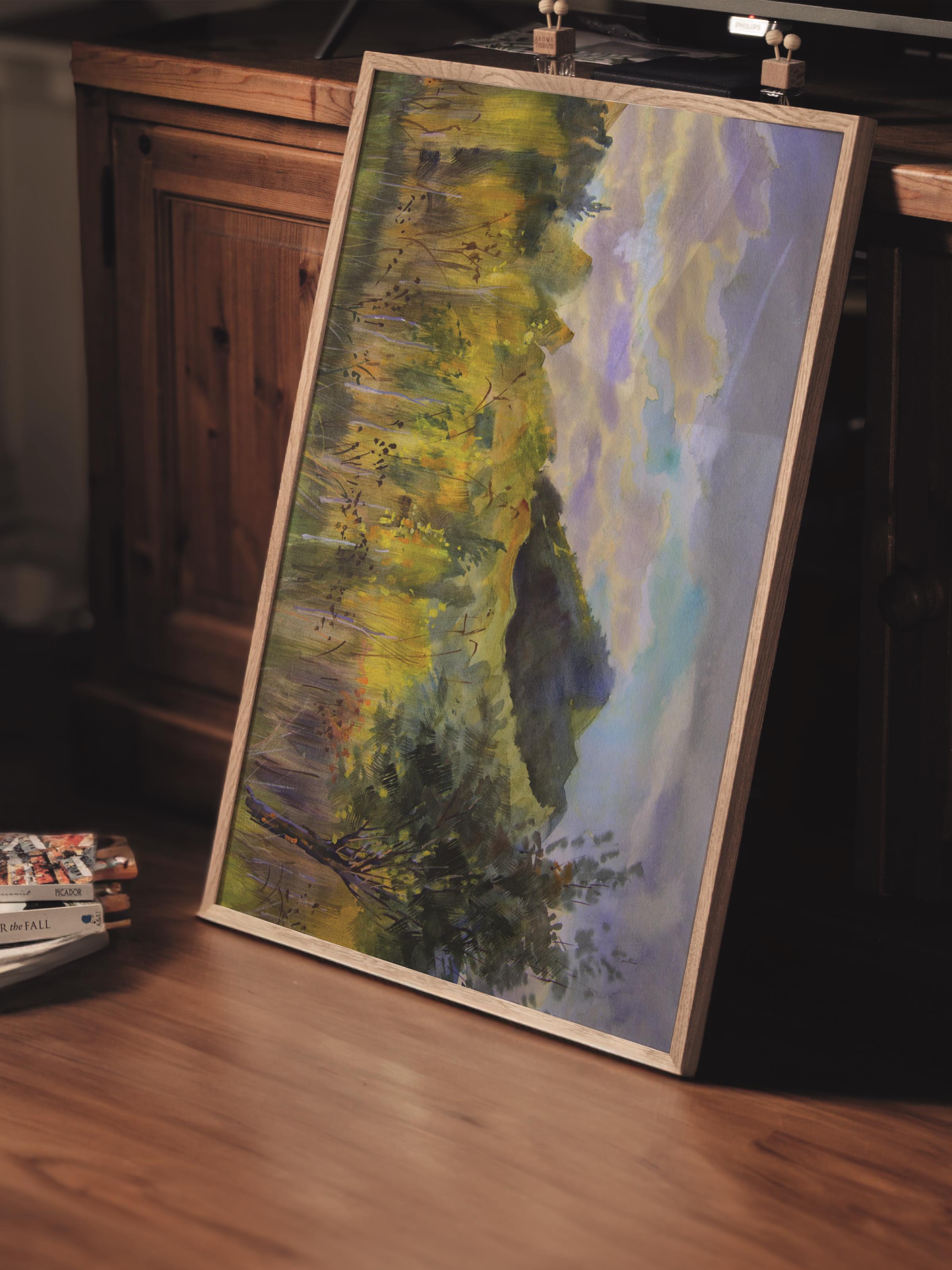 Çerçevesiz Poster Tablo, Duvar Posteri, Kağıt Poster, Yansımanın Gücü , Maximalist No:275