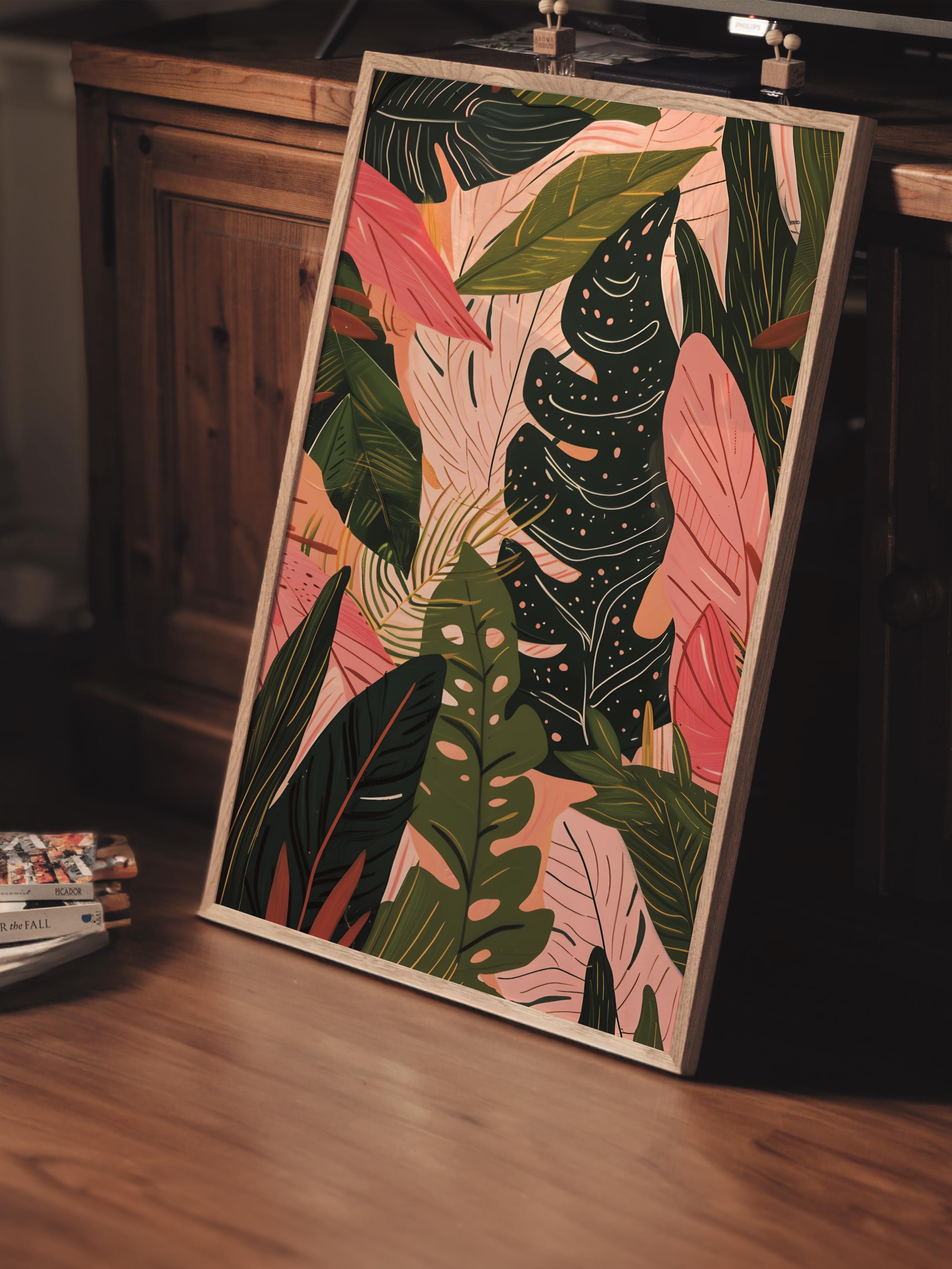 Çerçevesiz Poster Tablo, Duvar Posteri, Kağıt Poster, Ormanın Sessizliği , Maximalist No:161