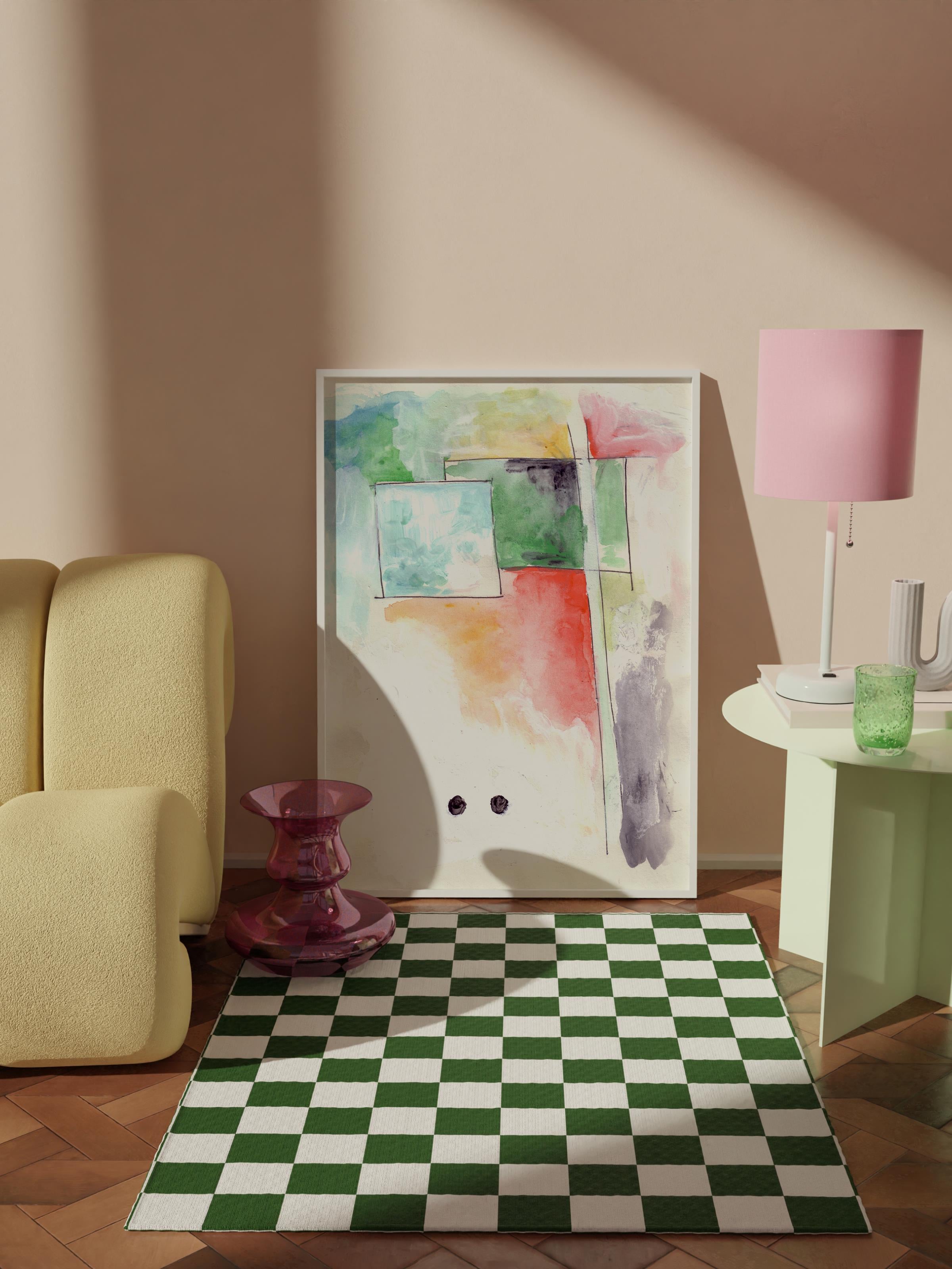 Çerçevesiz Poster Tablo, Duvar Posteri, Kağıt Poster, Pastel Duygular , Maximalist No:205