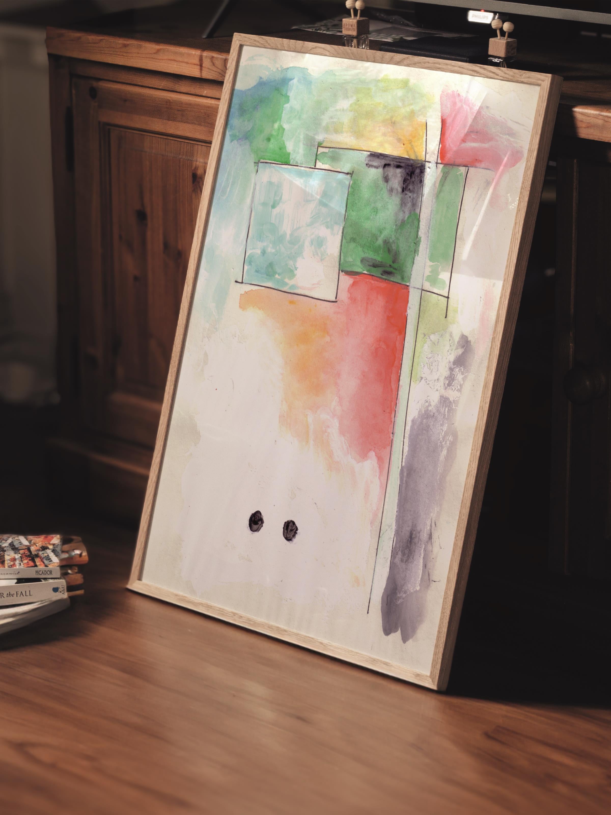 Çerçevesiz Poster Tablo, Duvar Posteri, Kağıt Poster, Pastel Duygular , Maximalist No:205