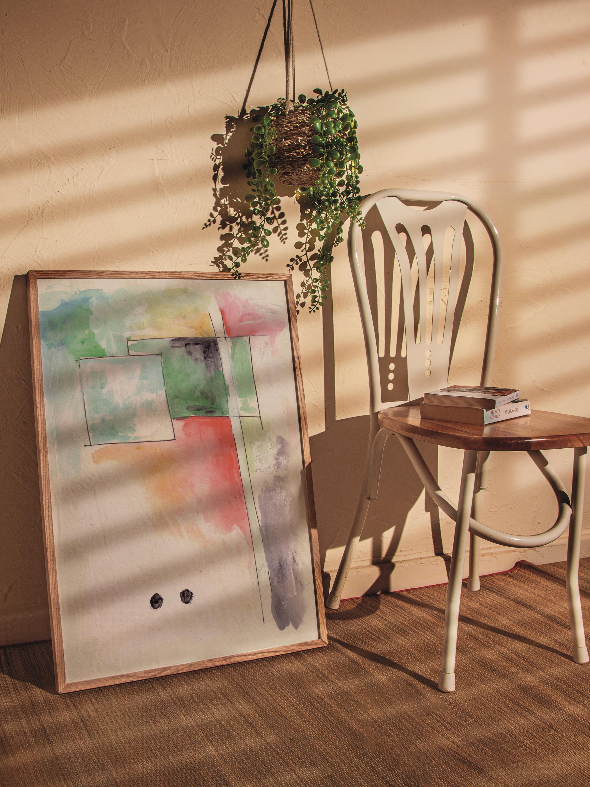 Çerçevesiz Poster Tablo, Duvar Posteri, Kağıt Poster, Pastel Duygular , Maximalist No:205