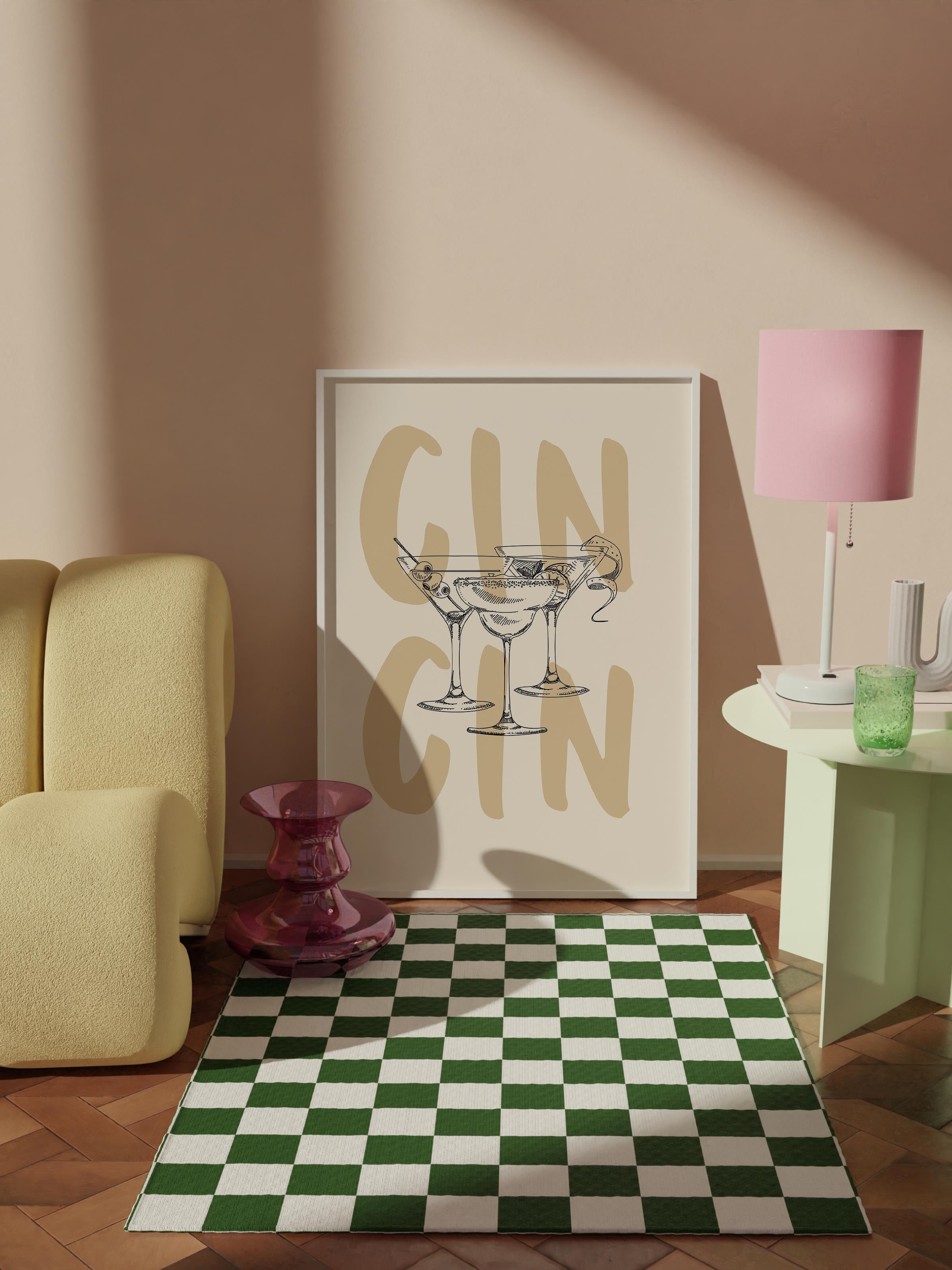 Çerçevesiz Poster Tablo, Duvar Posteri, Kağıt Poster, Cin Tost , Maximalist No:250