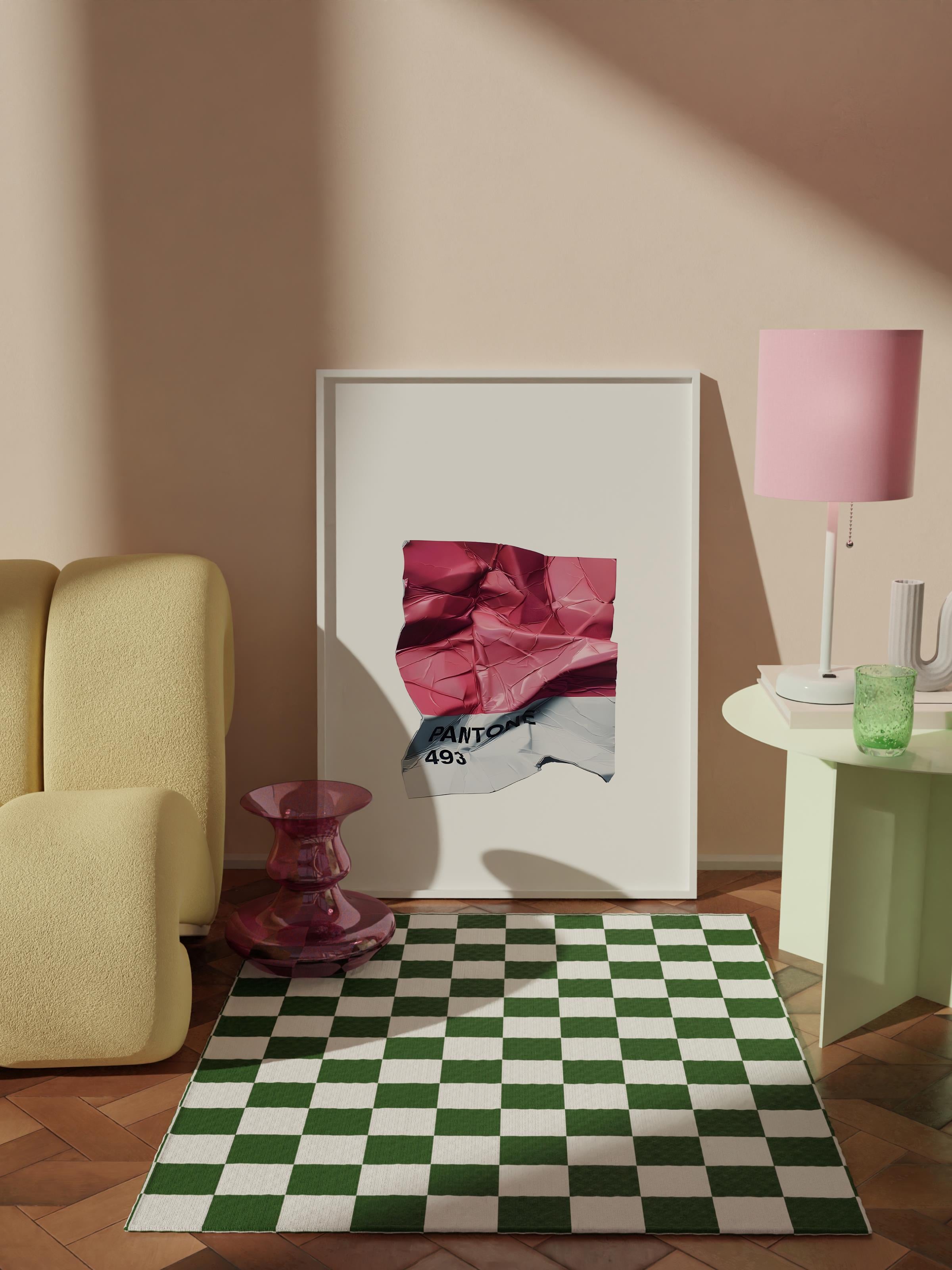 Çerçevesiz Poster Tablo, Duvar Posteri, Kağıt Poster, Öpücüğün Kalıcı İzi , Maximalist No:63