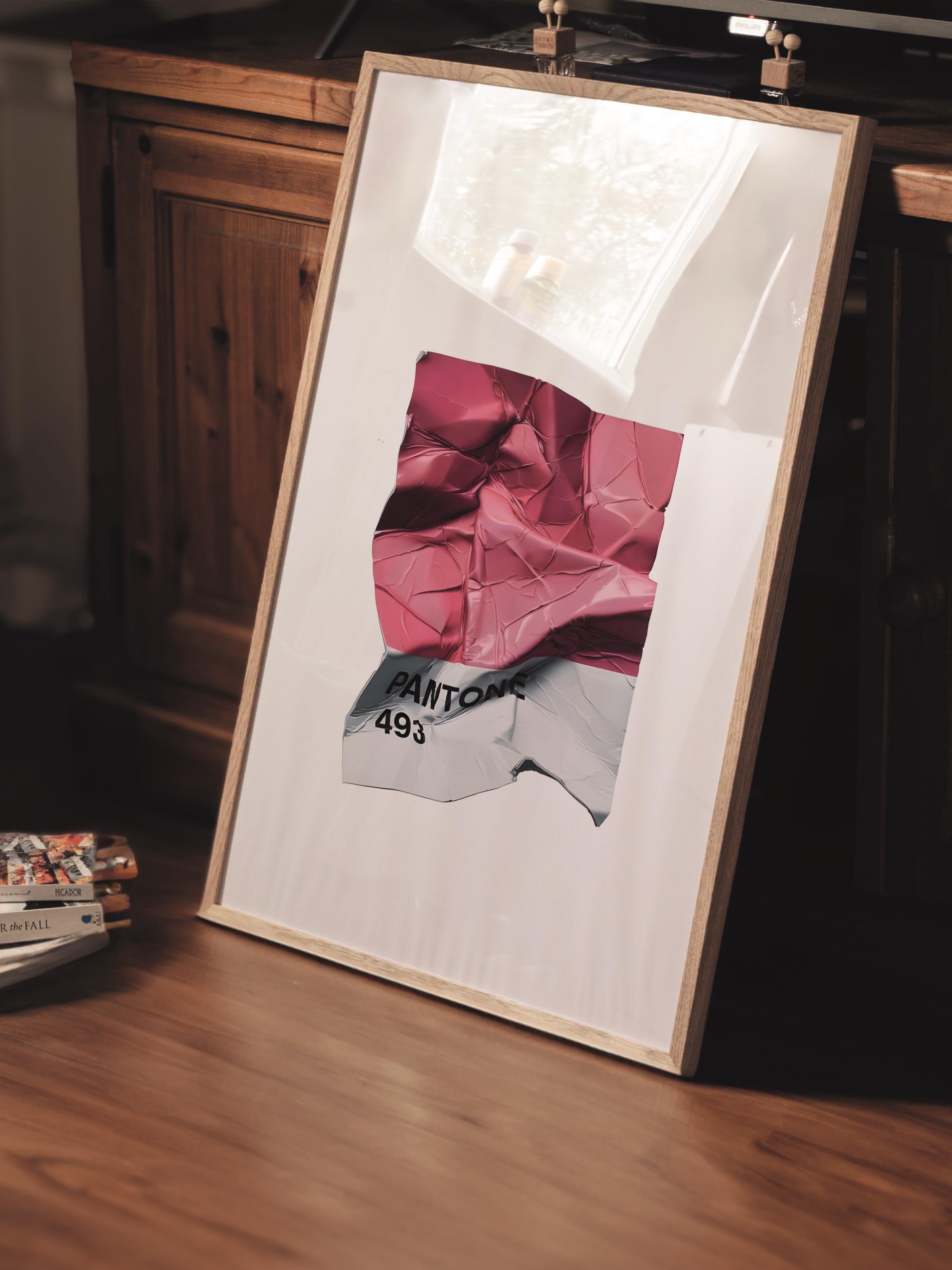 Çerçevesiz Poster Tablo, Duvar Posteri, Kağıt Poster, Öpücüğün Kalıcı İzi , Maximalist No:63