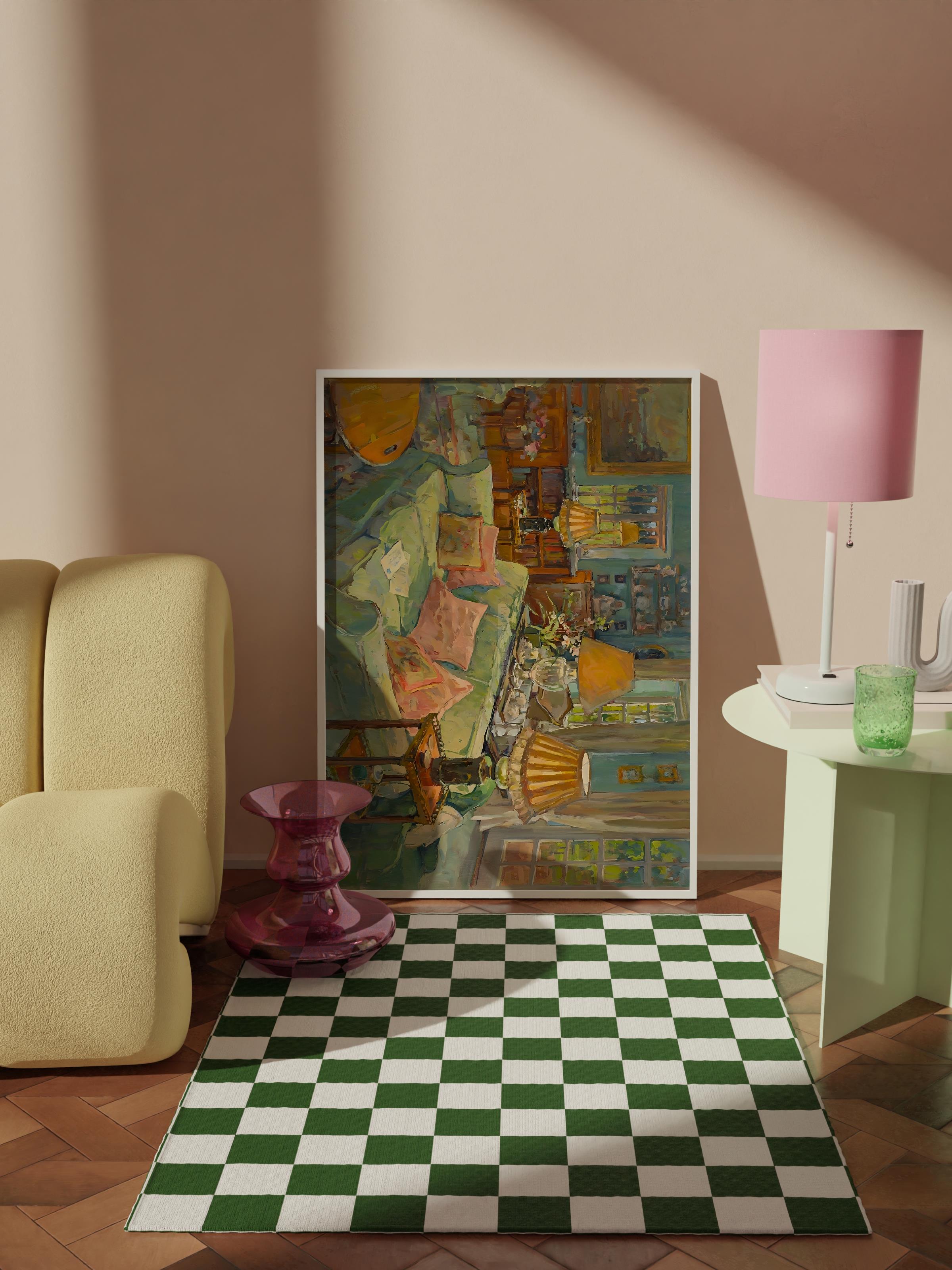 Çerçevesiz Poster Tablo, Duvar Posteri, Kağıt Poster, Geometrik Karmaşa , Maximalist No:246