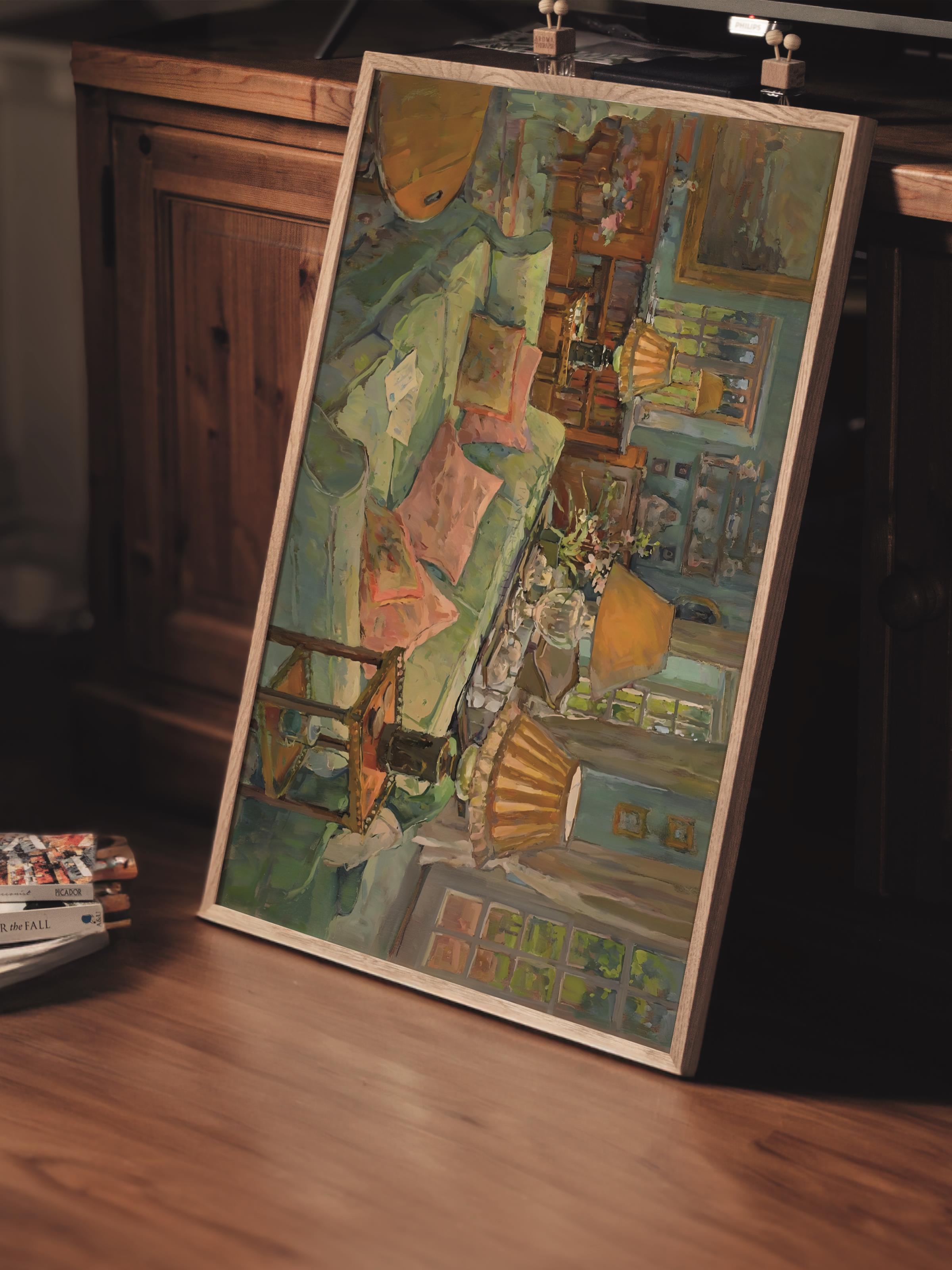 Çerçevesiz Poster Tablo, Duvar Posteri, Kağıt Poster, Geometrik Karmaşa , Maximalist No:246
