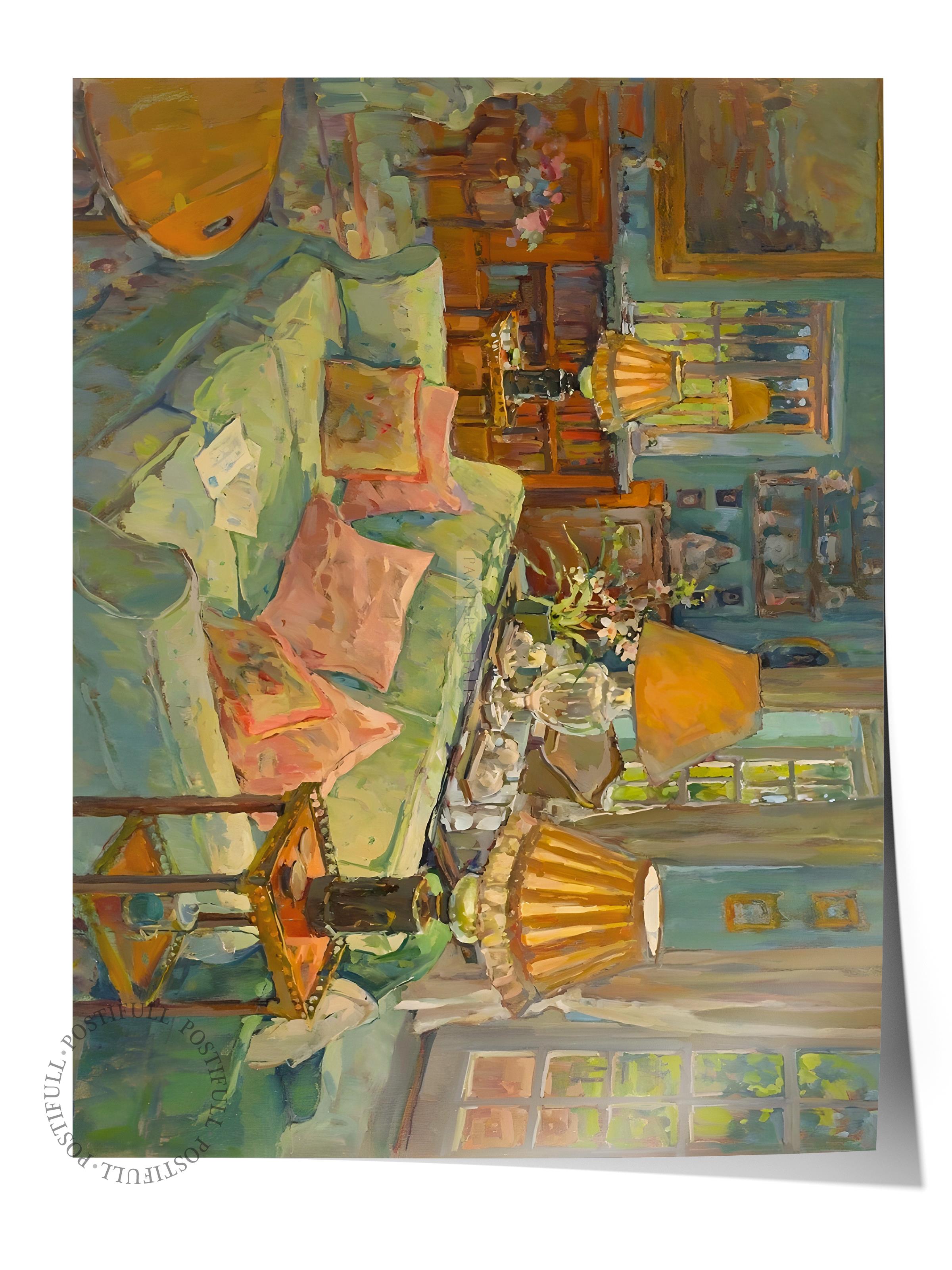Çerçevesiz Poster Tablo, Duvar Posteri, Kağıt Poster, Geometrik Karmaşa , Maximalist No:246
