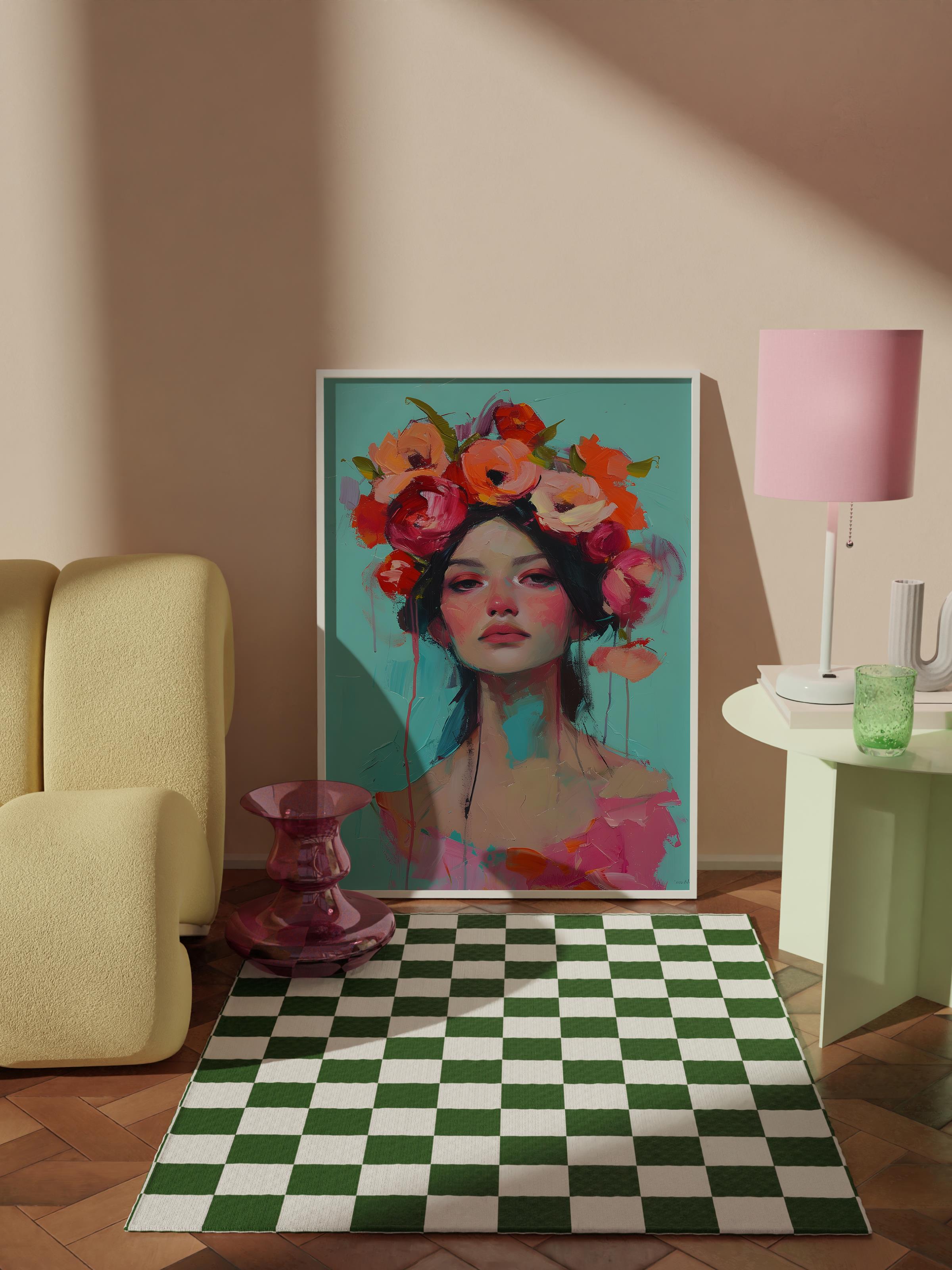 Çerçevesiz Poster Tablo, Duvar Posteri, Kağıt Poster, Baharın Cazibesi , Maximalist No:172