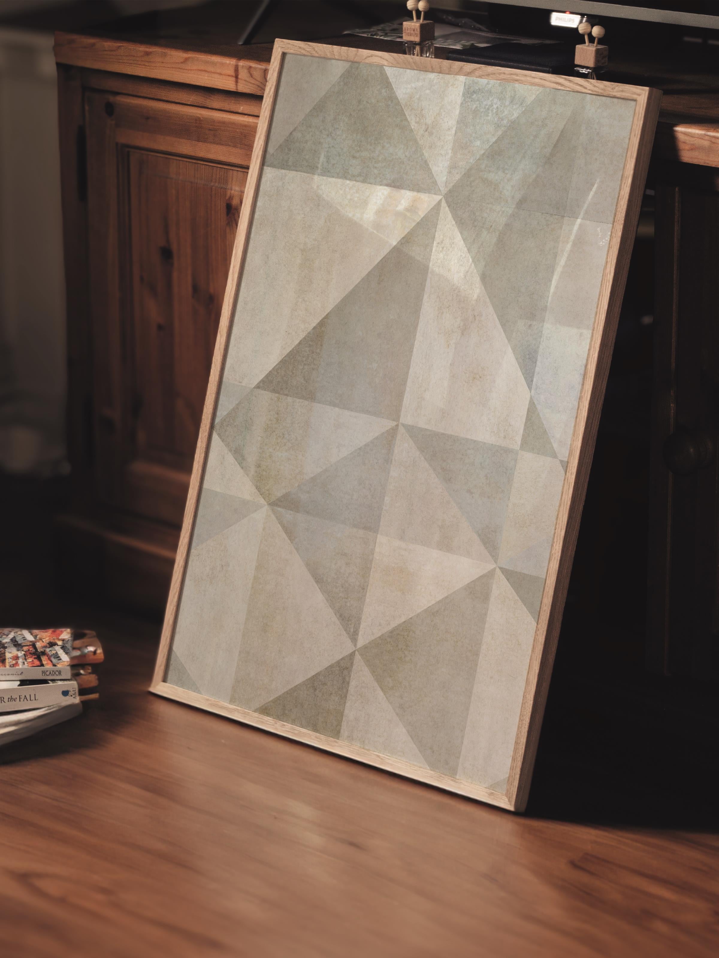 Çerçevesiz Poster Tablo, Duvar Posteri, Kağıt Poster, Geometrik Düşünce , Maximalist No:219