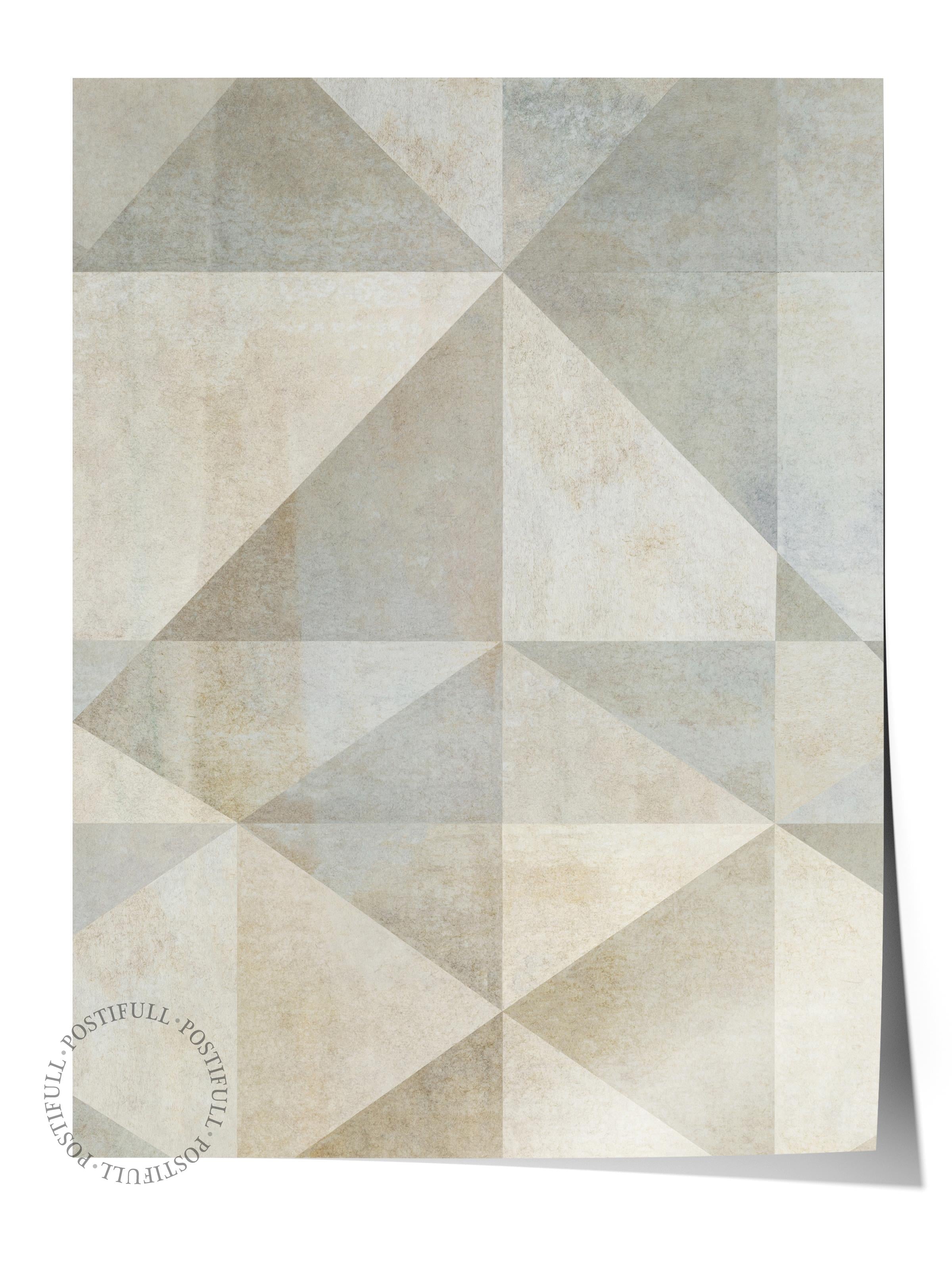 Çerçevesiz Poster Tablo, Duvar Posteri, Kağıt Poster, Geometrik Düşünce , Maximalist No:219