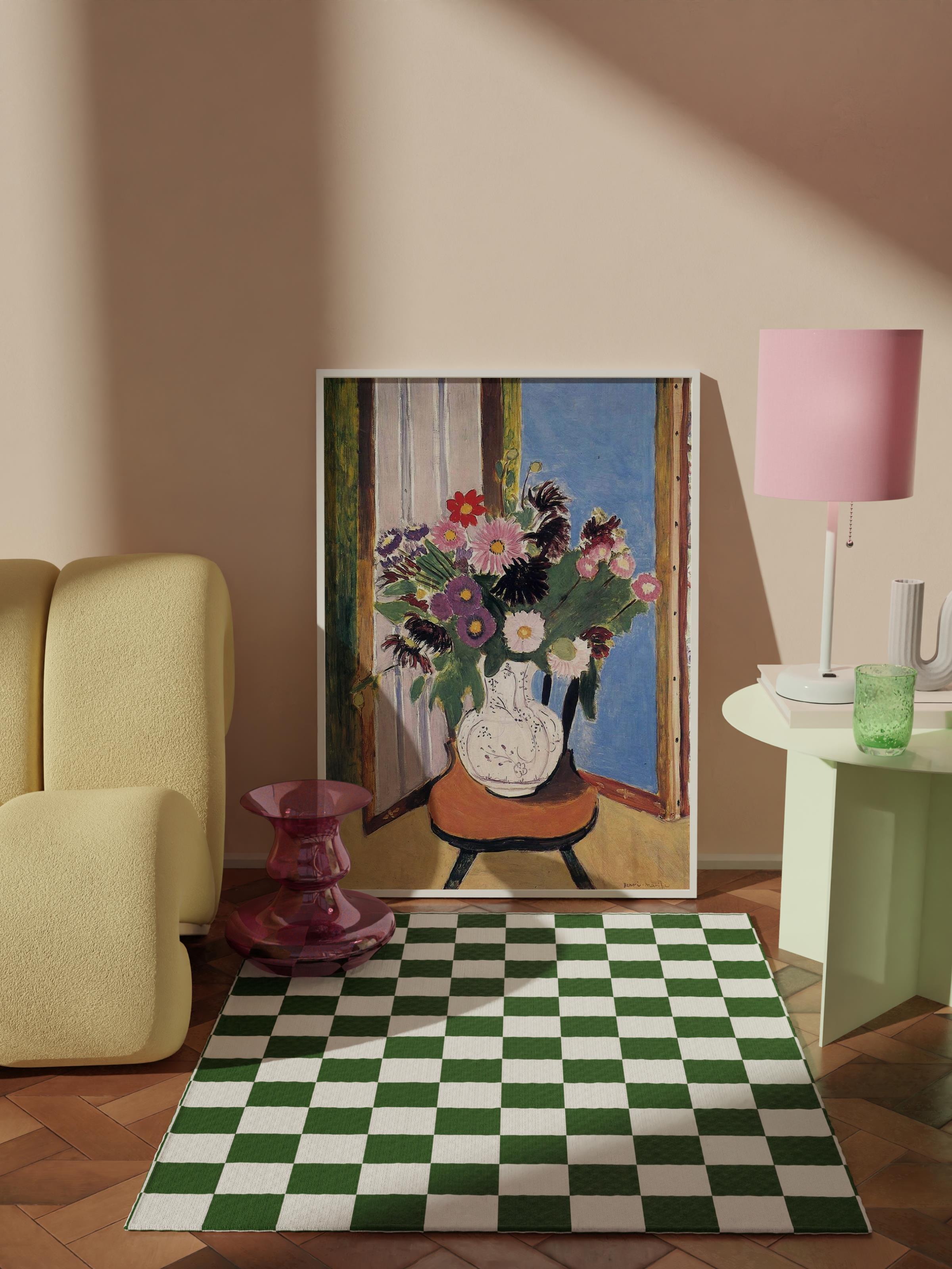 Çerçevesiz Poster Tablo, Duvar Posteri, Kağıt Poster, Vazoda Bahar , Maximalist No:285