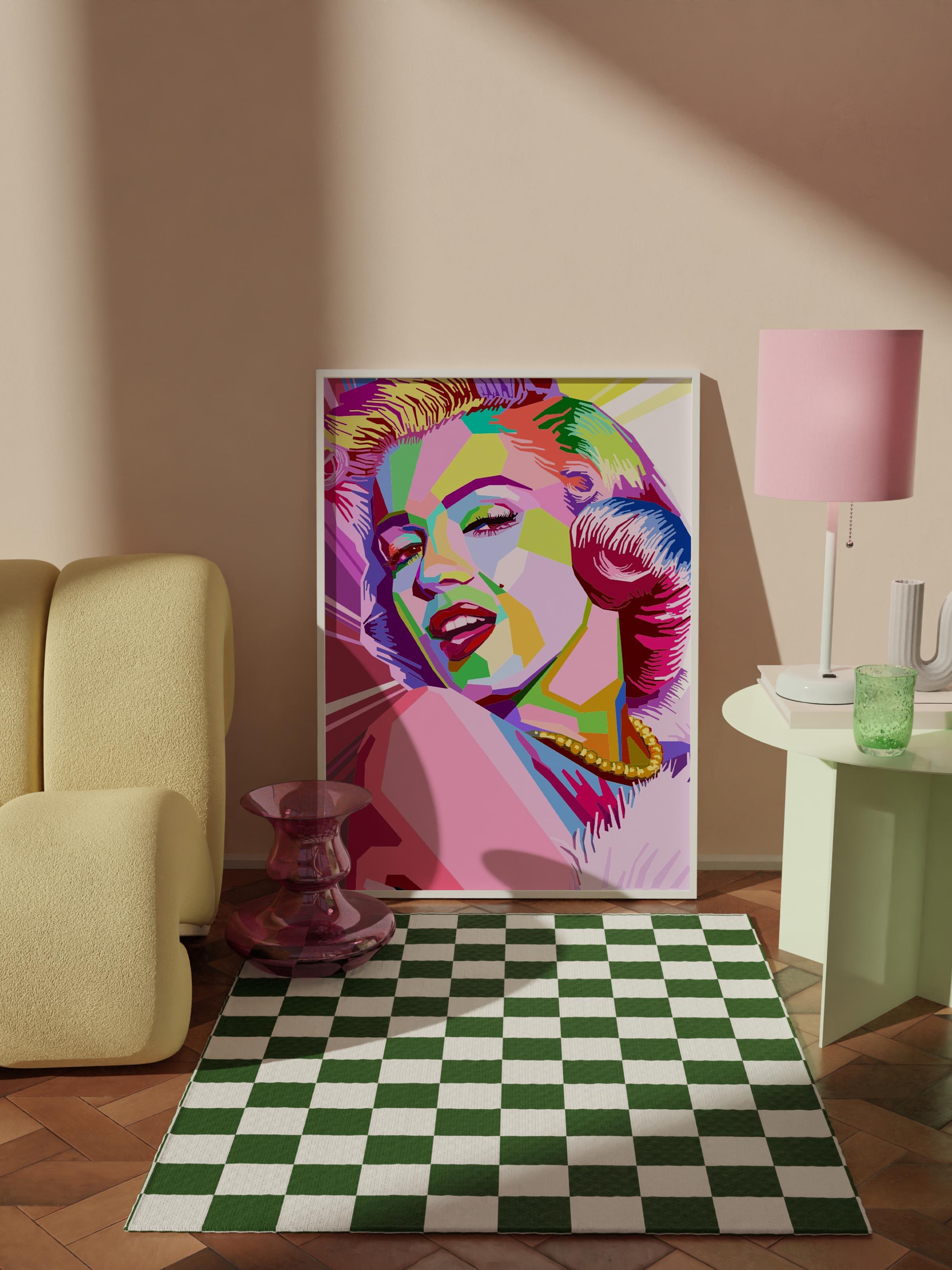 Çerçevesiz Poster Tablo, Duvar Posteri, Kağıt Poster, Pop Sanatının İfadesi , Maximalist No:101