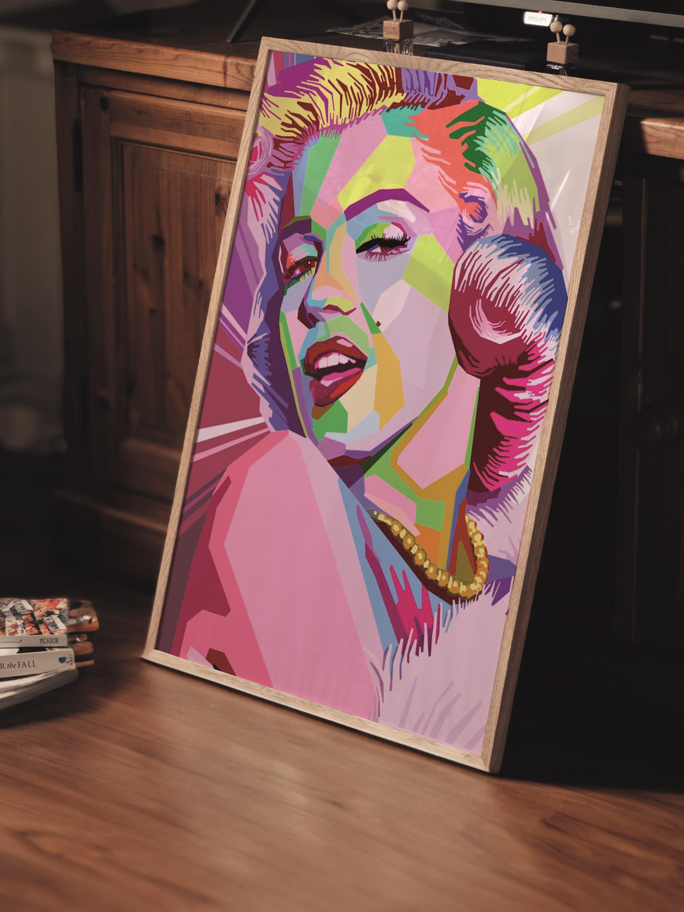 Çerçevesiz Poster Tablo, Duvar Posteri, Kağıt Poster, Pop Sanatının İfadesi , Maximalist No:101