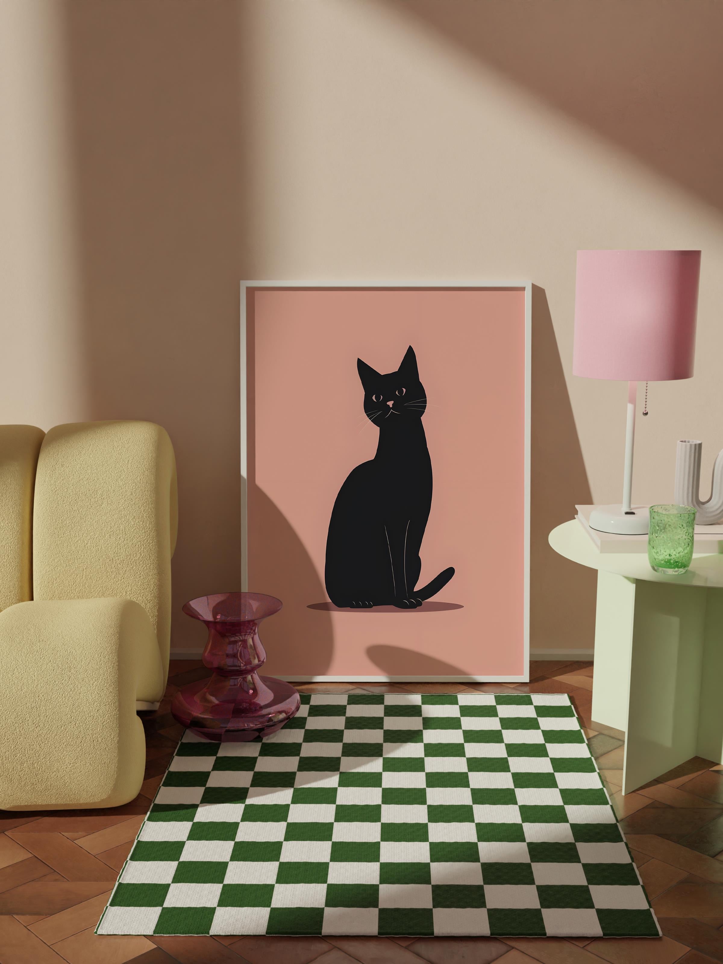 Çerçevesiz Poster Tablo, Duvar Posteri, Kağıt Poster, Gecenin Asil Bekçisi , Maximalist No:64