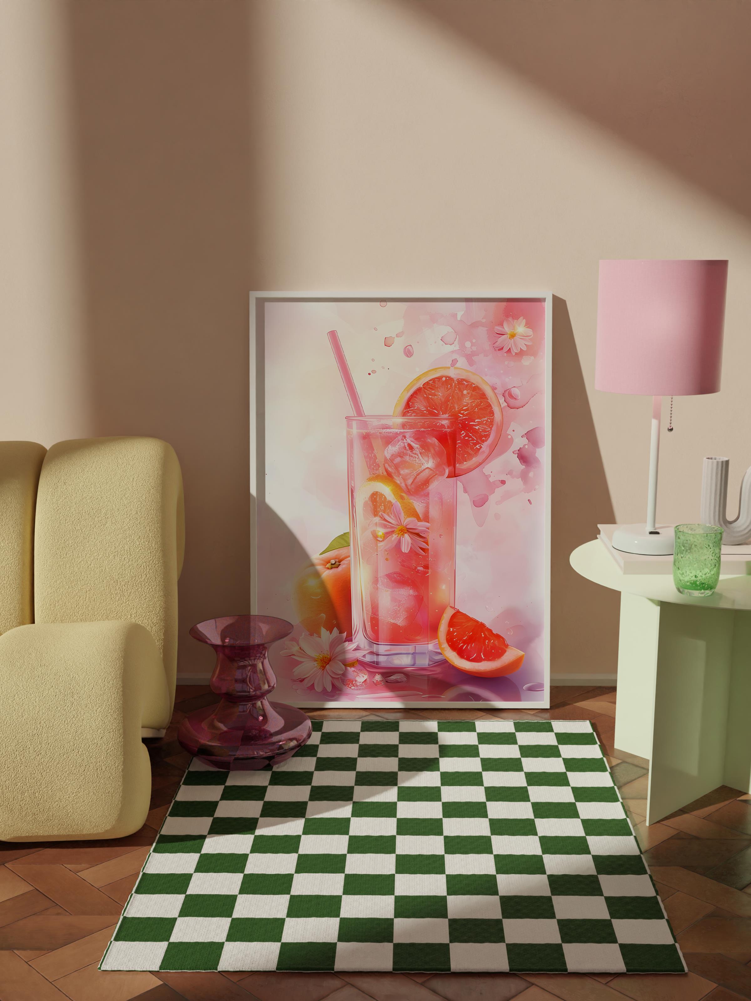 Çerçevesiz Poster Tablo, Duvar Posteri, Kağıt Poster, Yazın Serinleten Dokunuşu , Maximalist No:155