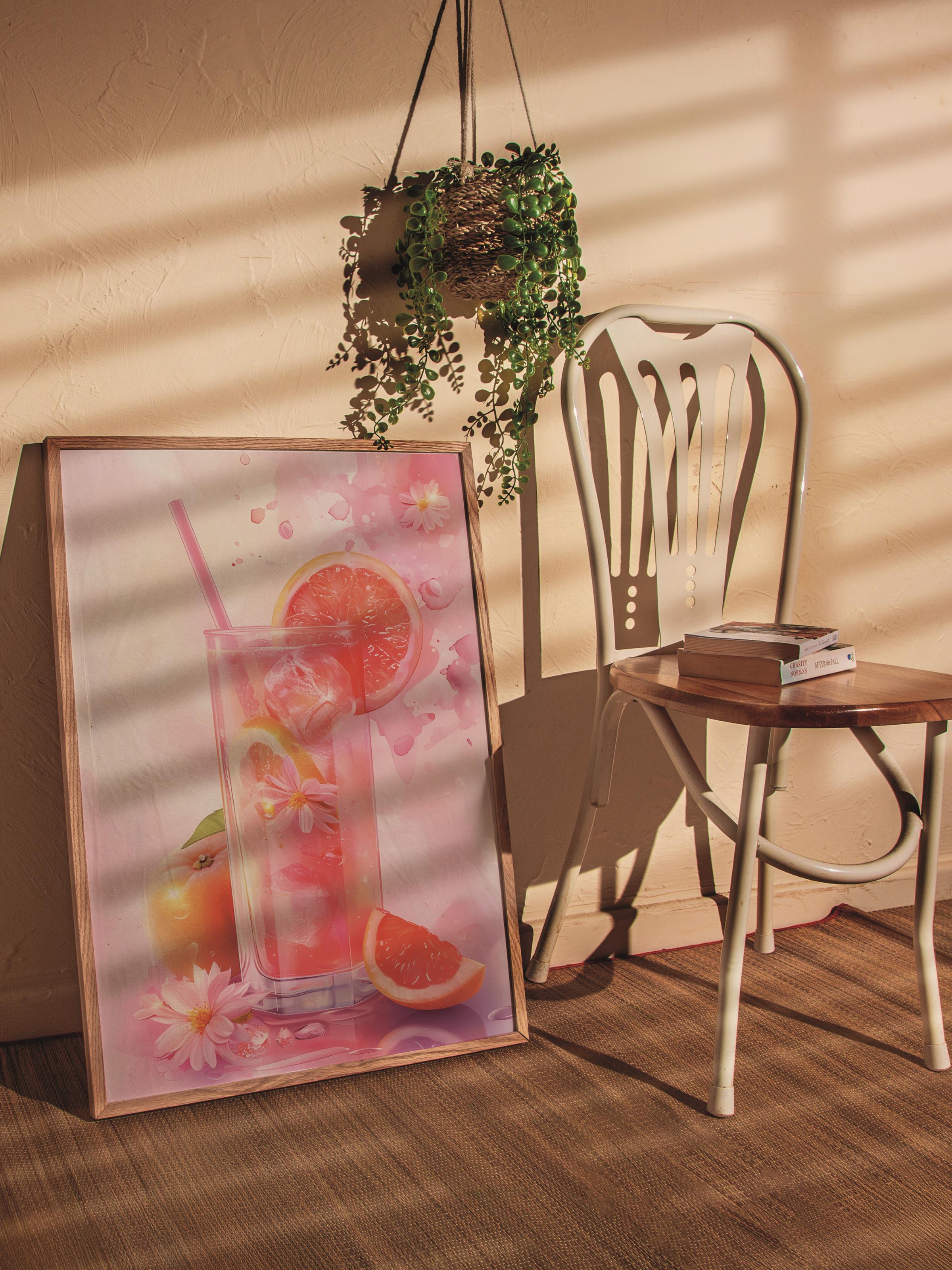 Çerçevesiz Poster Tablo, Duvar Posteri, Kağıt Poster, Yazın Serinleten Dokunuşu , Maximalist No:155