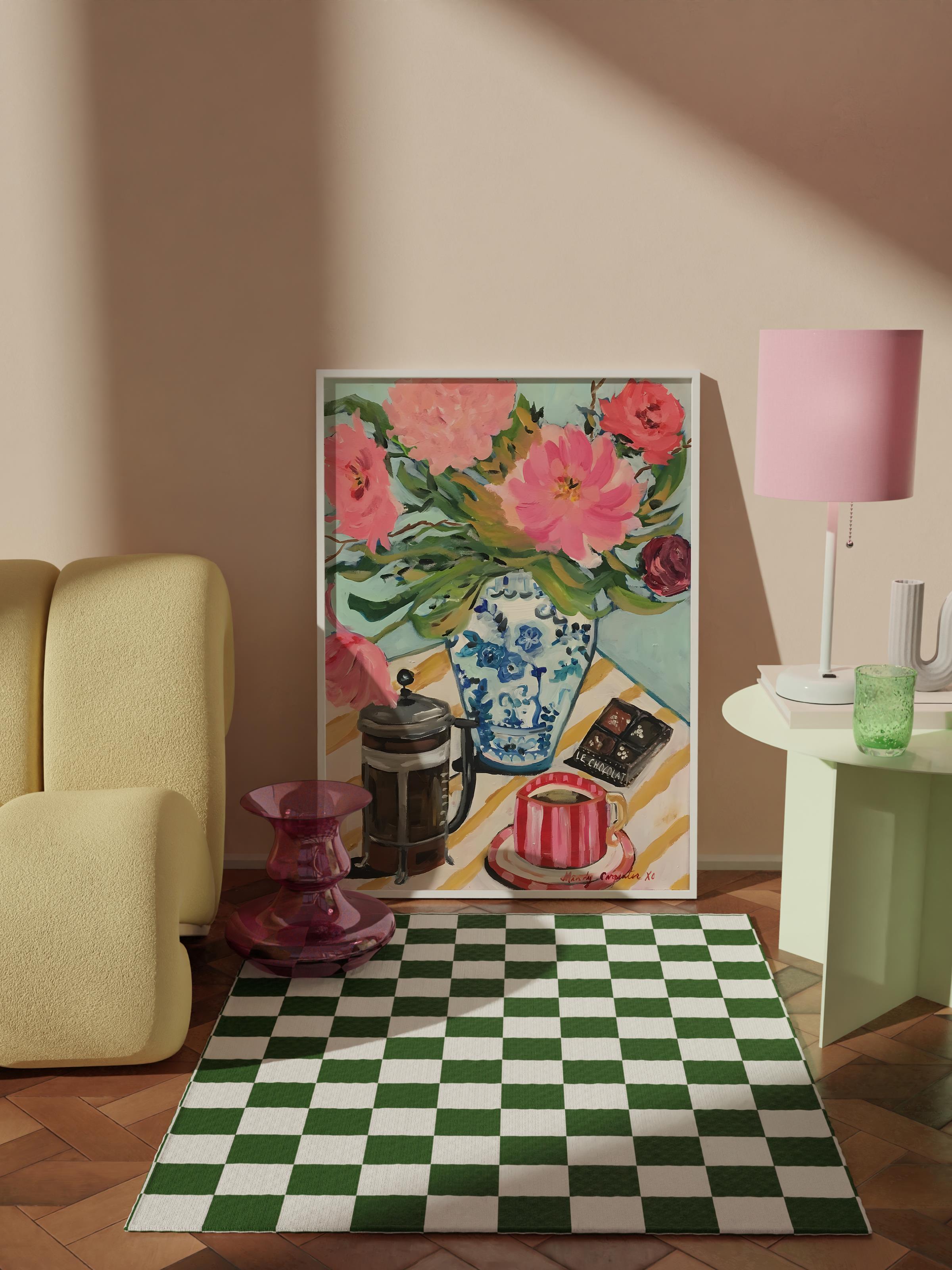 Çerçevesiz Poster Tablo, Duvar Posteri, Kağıt Poster, Zamanın Çiçek Kokusu , Maximalist No:61