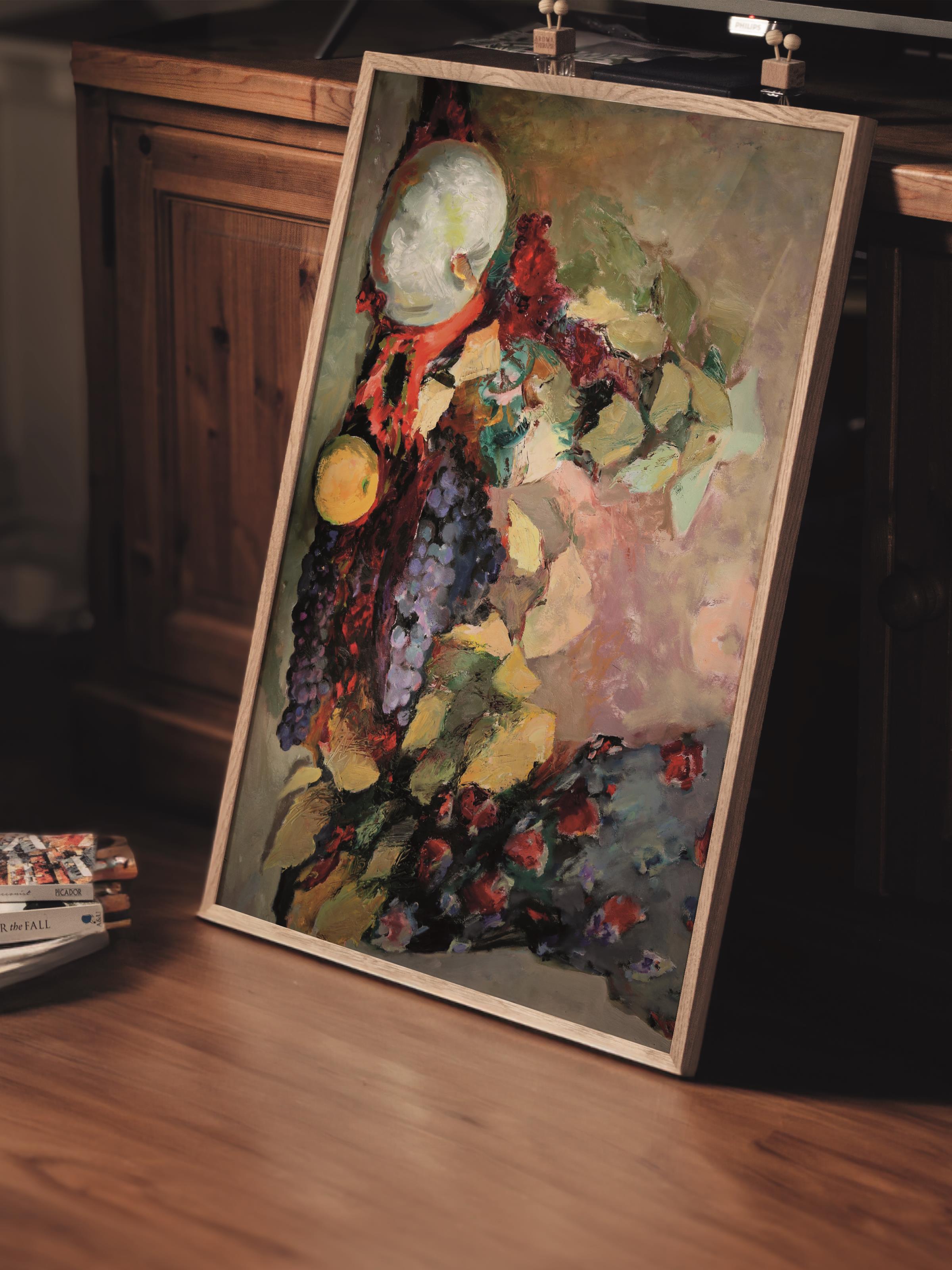 Çerçevesiz Poster Tablo, Duvar Posteri, Kağıt Poster, Doğanın Kompozisyonu , Maximalist No:208
