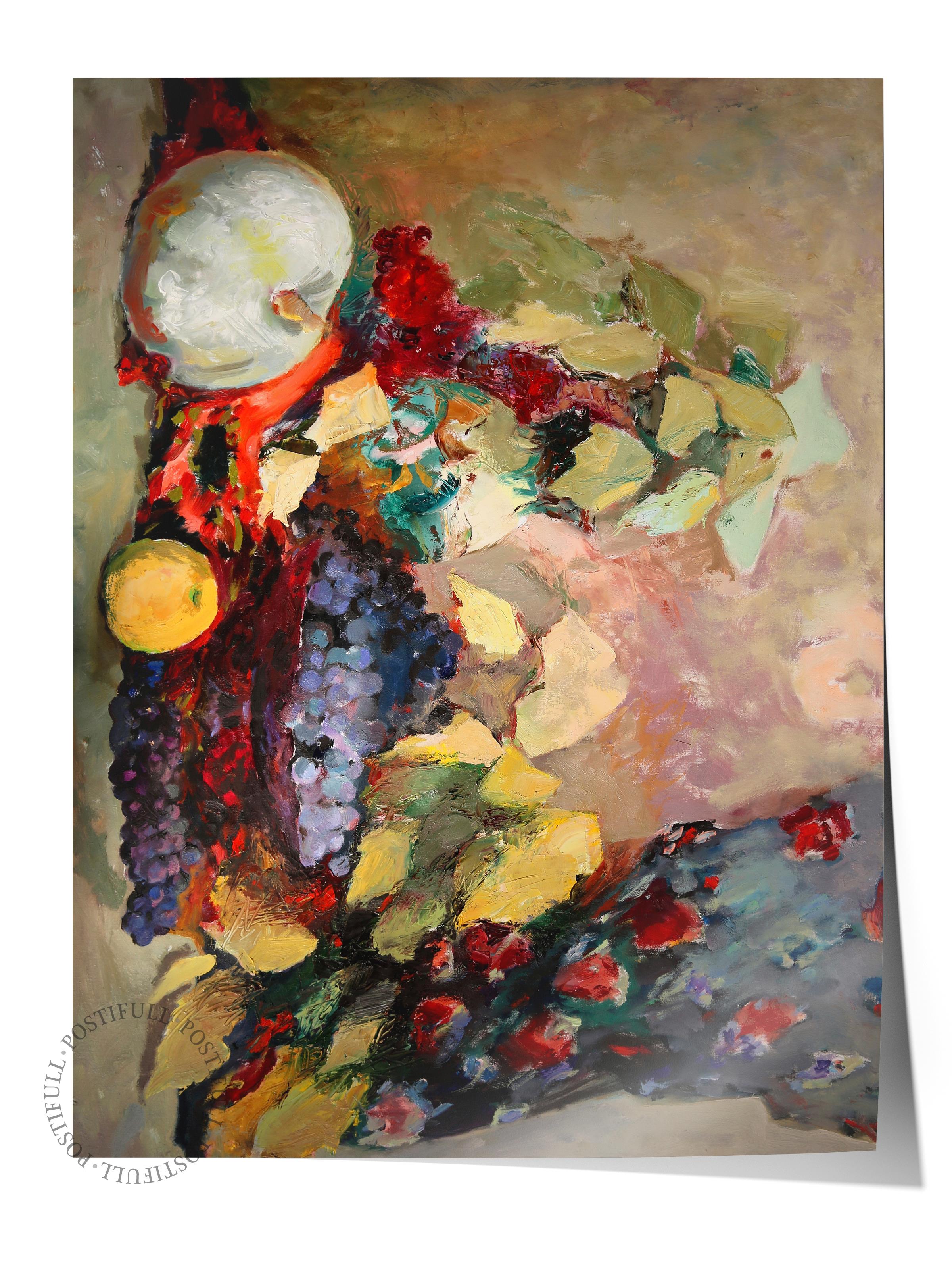 Çerçevesiz Poster Tablo, Duvar Posteri, Kağıt Poster, Doğanın Kompozisyonu , Maximalist No:208