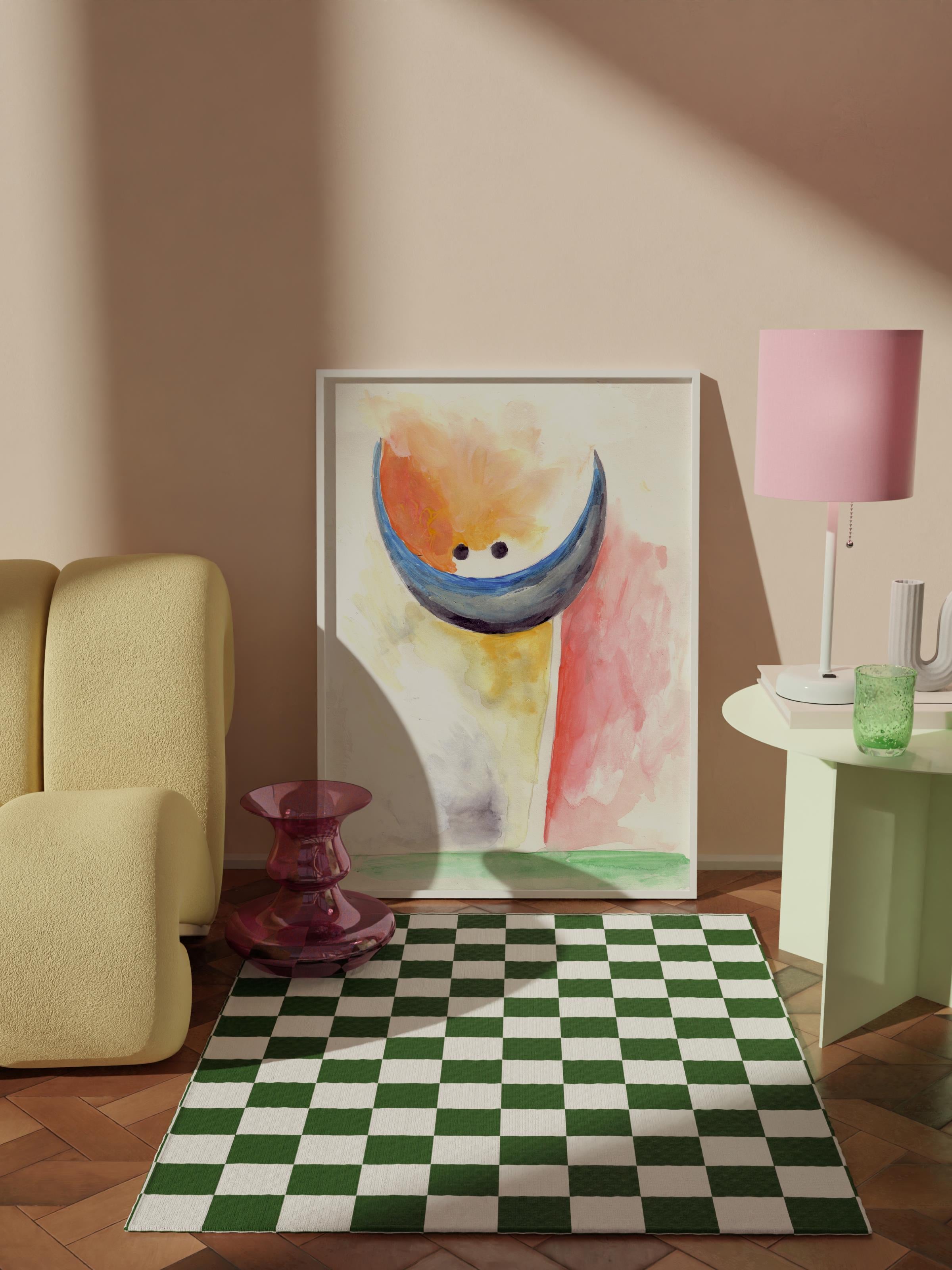 Çerçevesiz Poster Tablo, Duvar Posteri, Kağıt Poster, Yarım Ay Tınısı , Maximalist No:92
