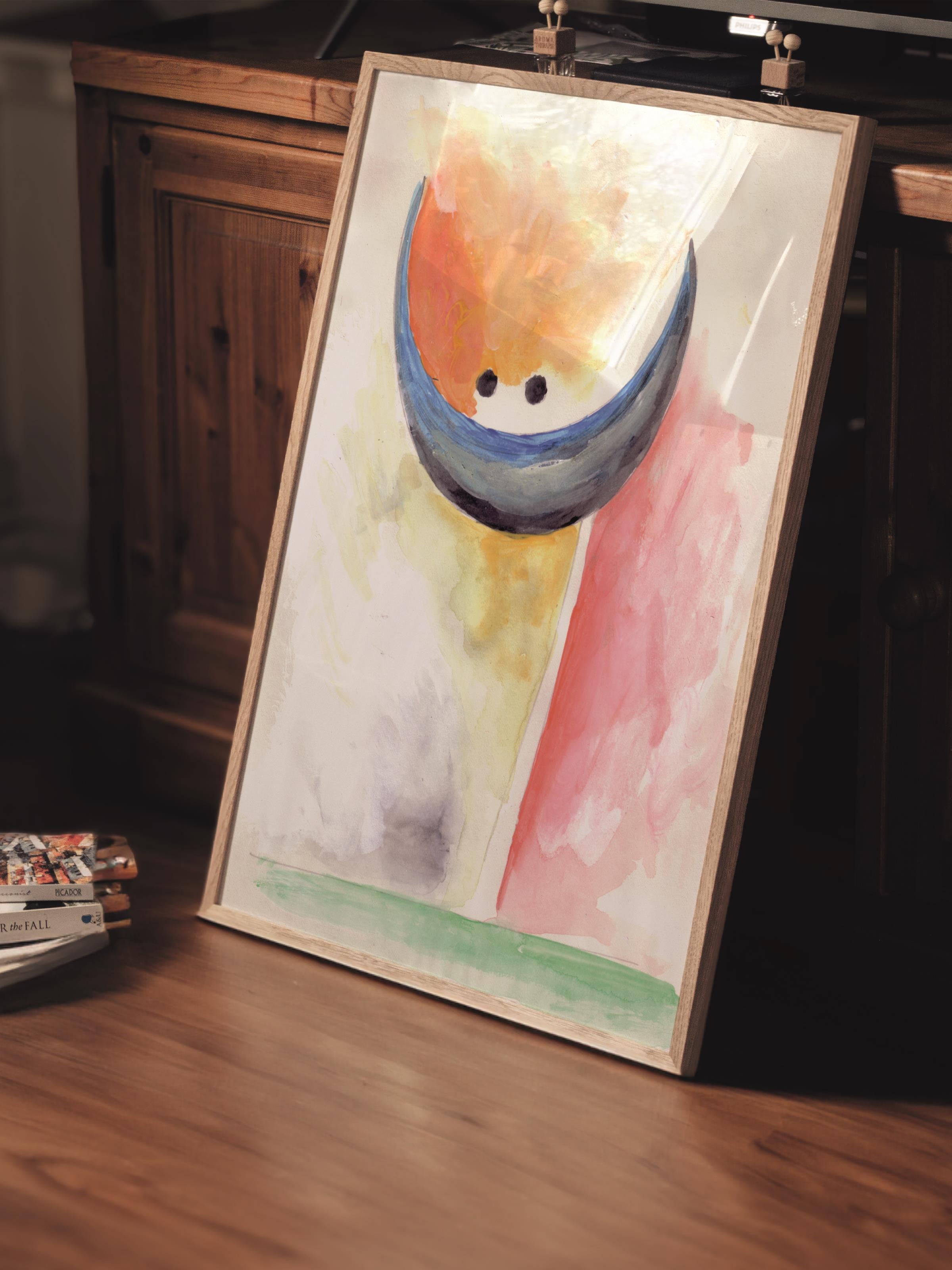 Çerçevesiz Poster Tablo, Duvar Posteri, Kağıt Poster, Yarım Ay Tınısı , Maximalist No:92